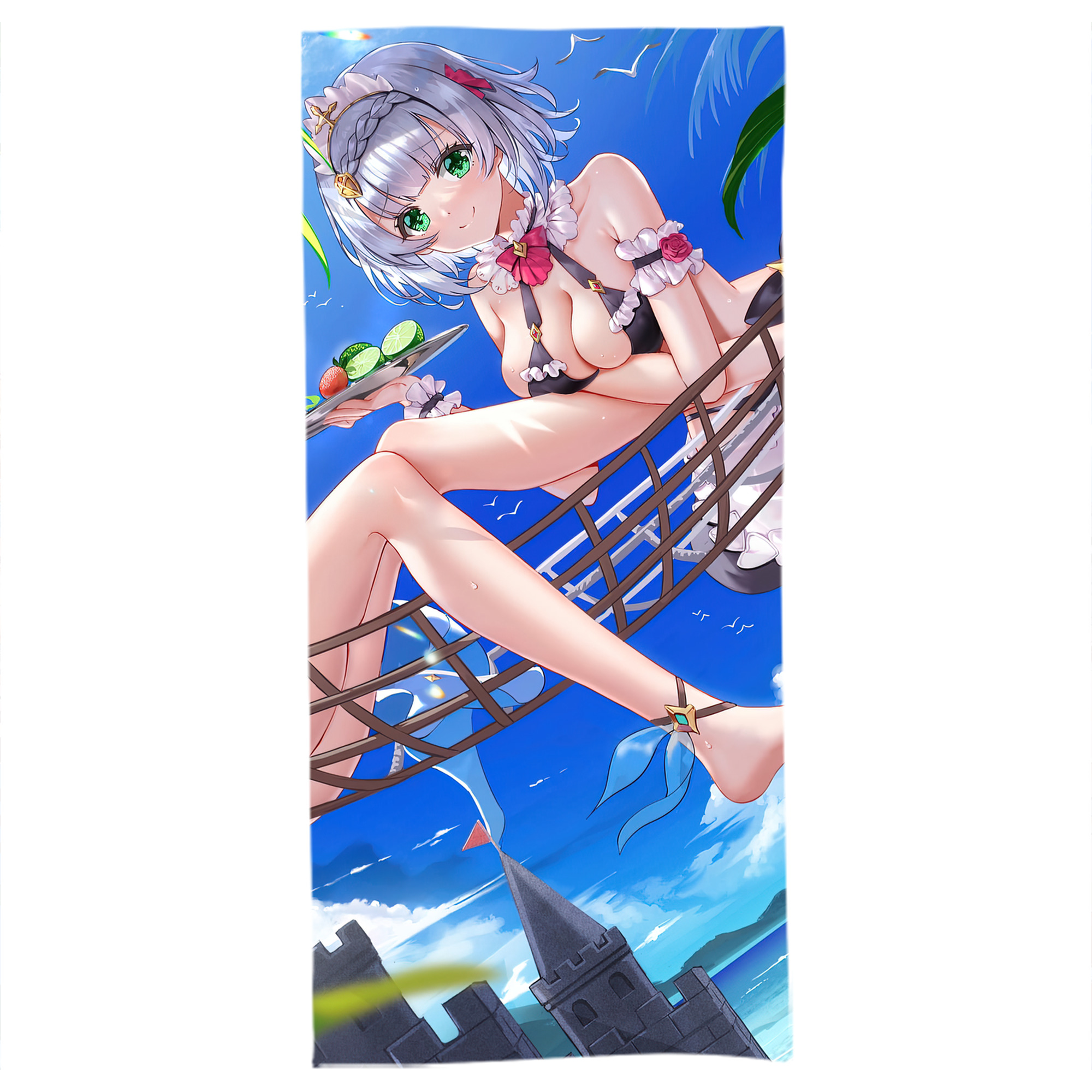 げんし神 genshin 大判バスタオル 70×140cm 吸水速乾 柔らかい肌触り
