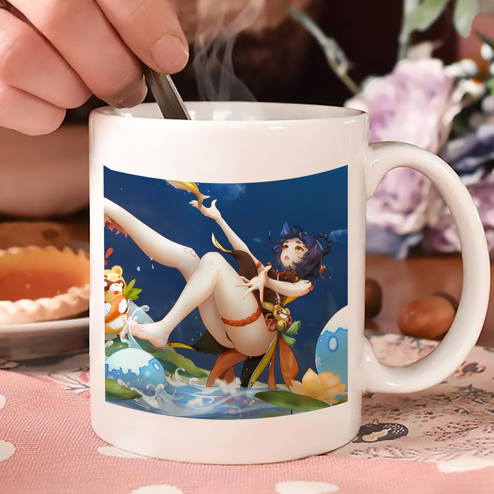 げんし神 genshin カラーマグカップ