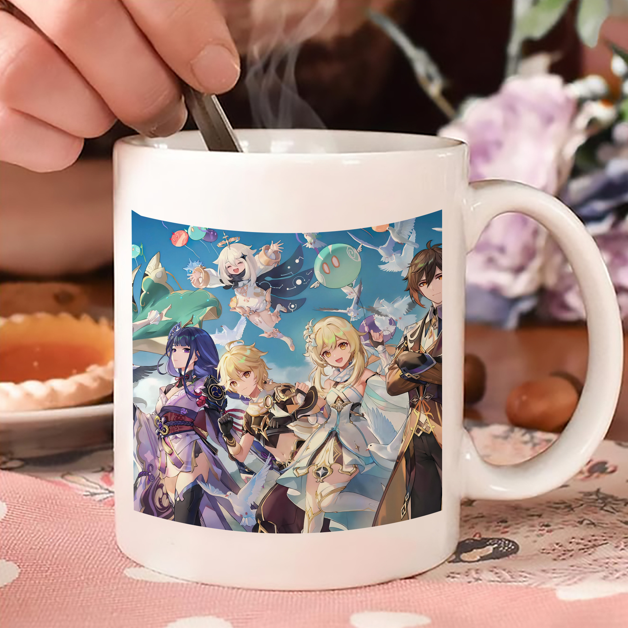 げんし神 genshin カラーマグカップ