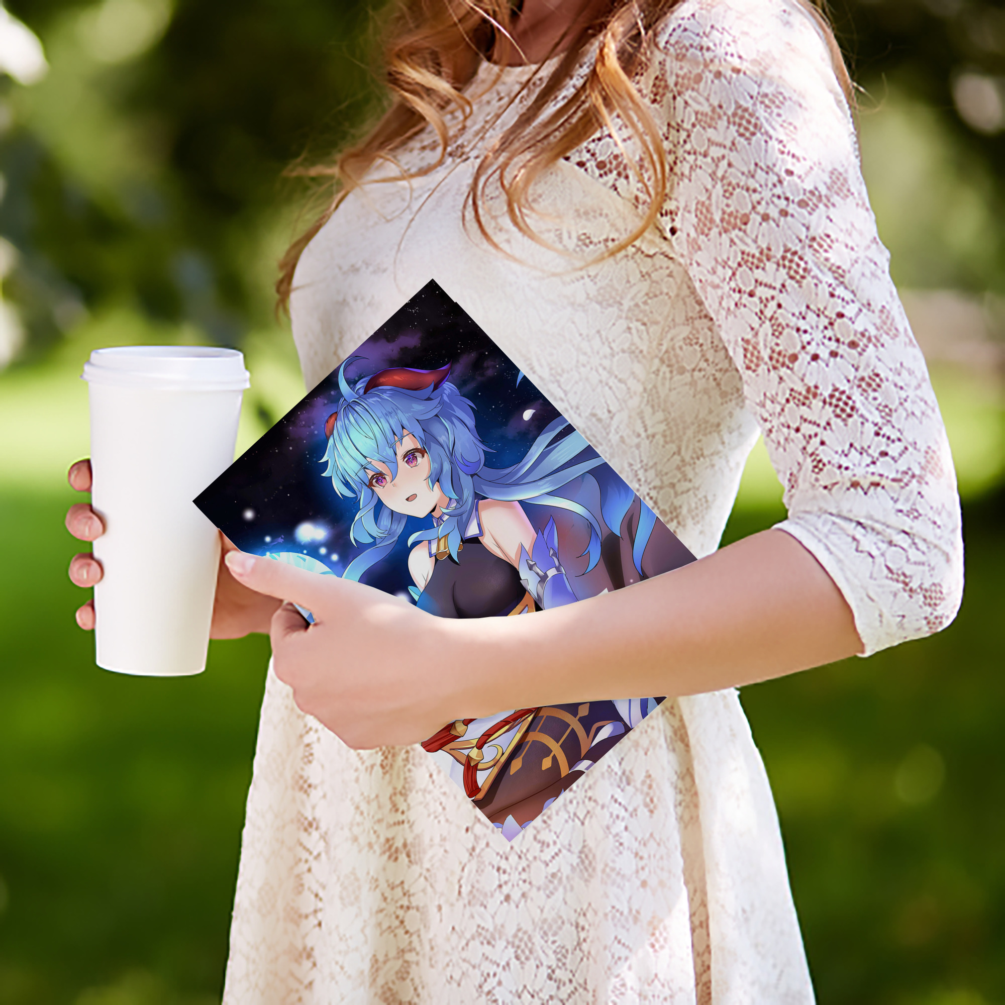 げんし神 genshin IPadケース ペンホルダー付き ブックスタイルデザイン