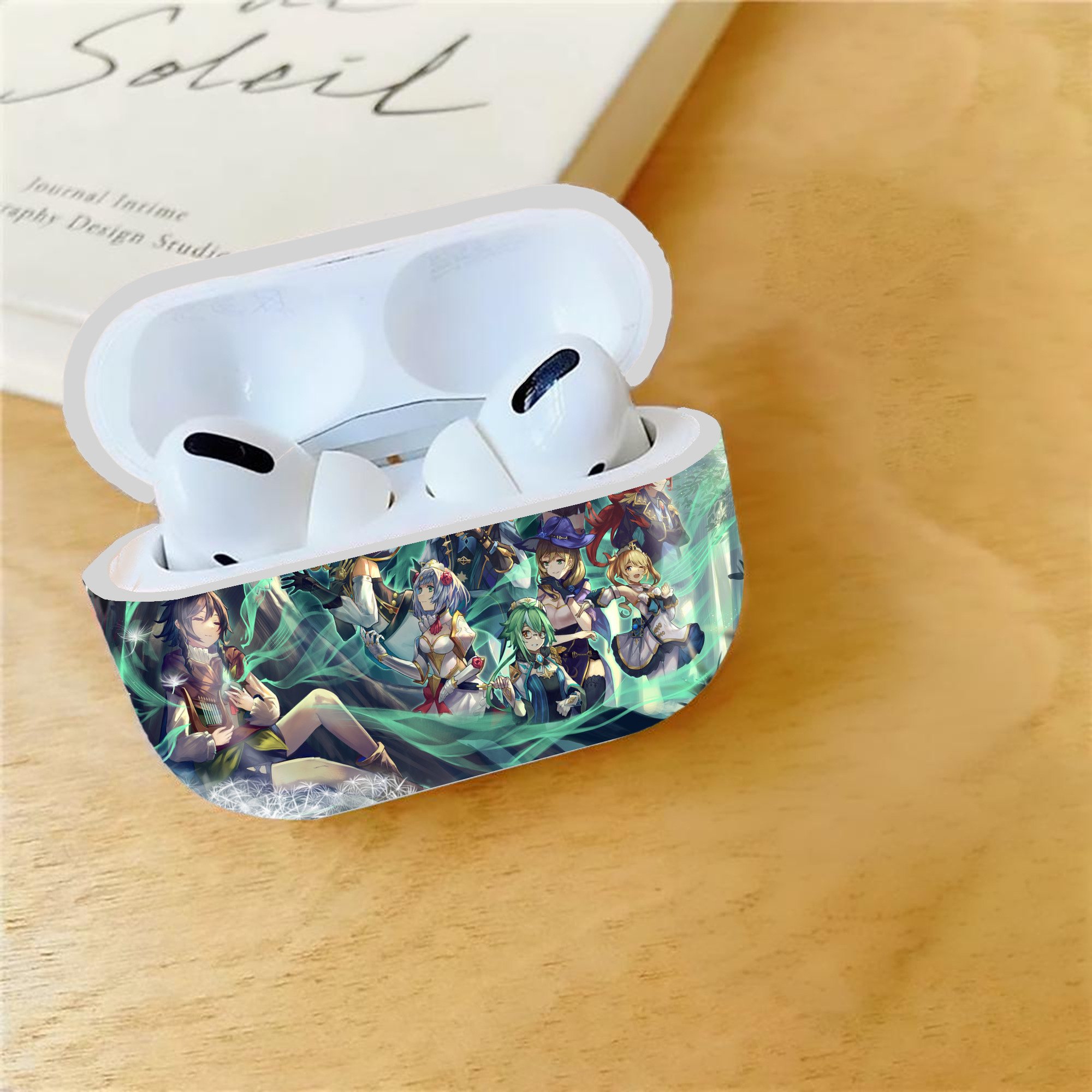 げんし神 genshin 【AirPods Pro用】ハードシェル保護ケース 耐衝撃・防指紋・カラビナ付き商品仕様