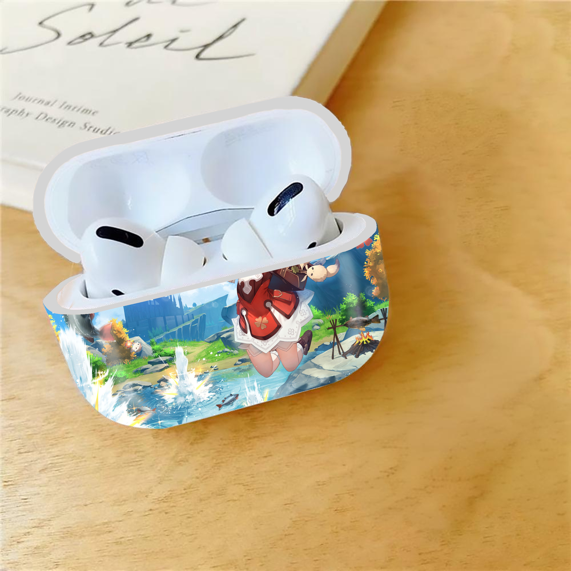 げんし神 genshin 【AirPods Pro用】ハードシェル保護ケース 耐衝撃・防指紋・カラビナ付き商品仕様