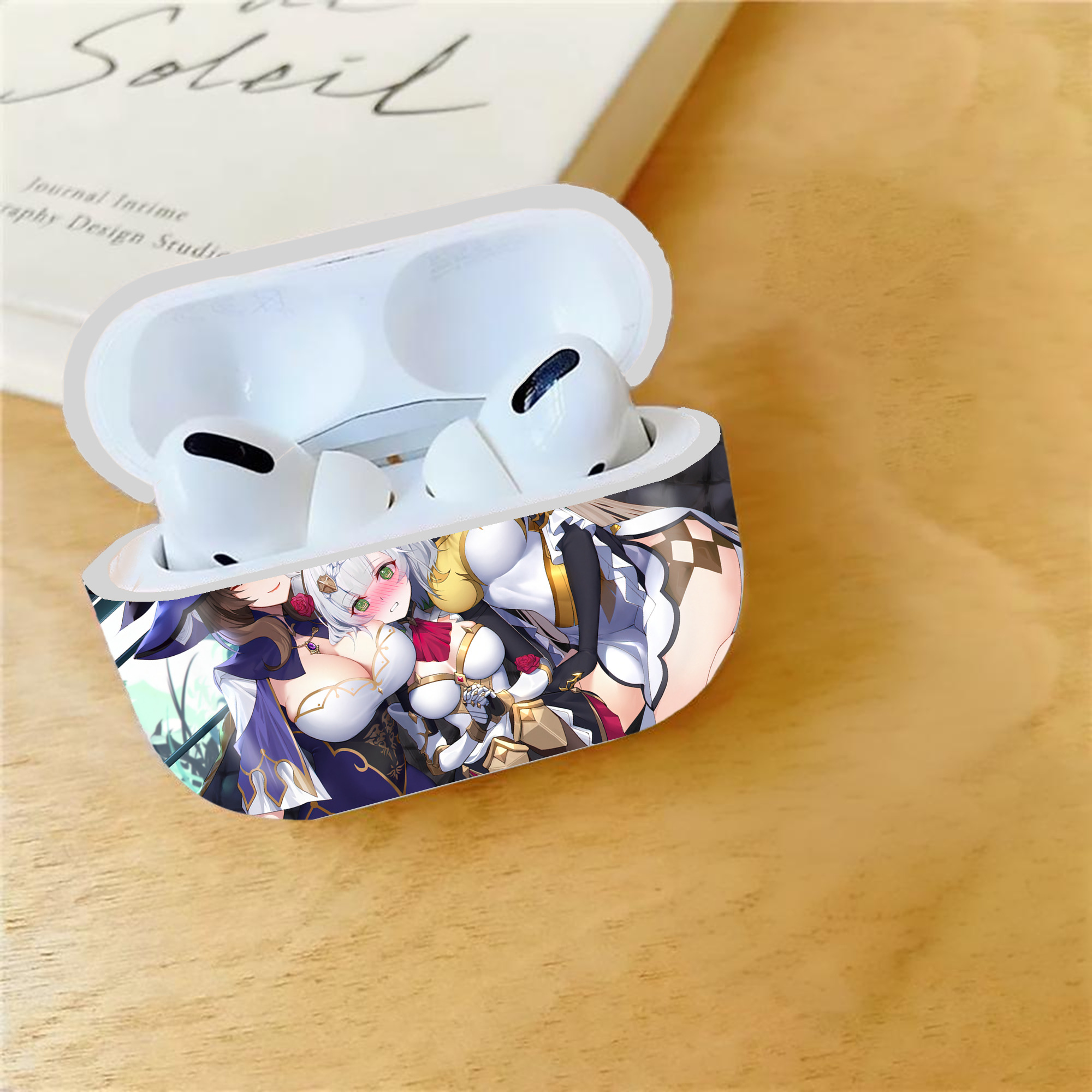 げんし神 genshin 【AirPods Pro用】ハードシェル保護ケース 耐衝撃・防指紋・カラビナ付き商品仕様