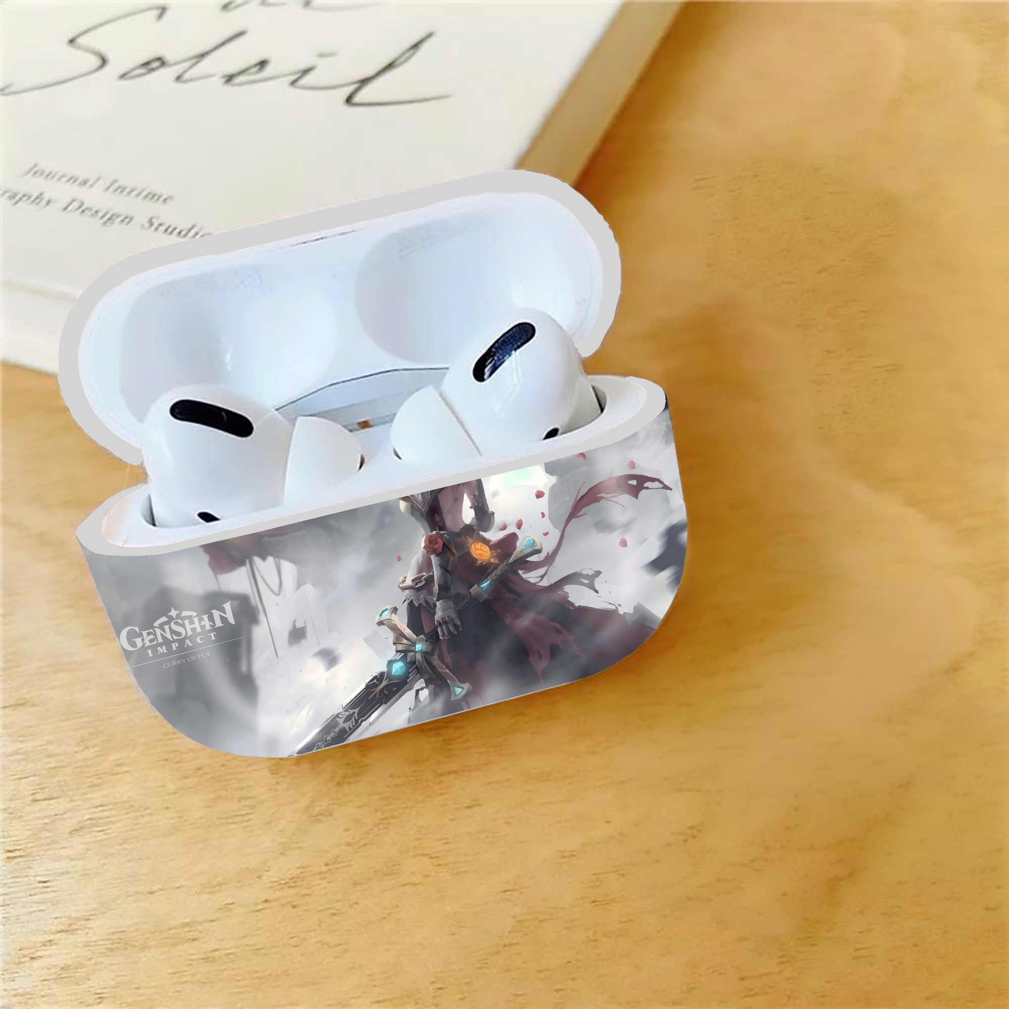 げんし神 genshin 【AirPods Pro用】ハードシェル保護ケース 耐衝撃・防指紋・カラビナ付き商品仕様