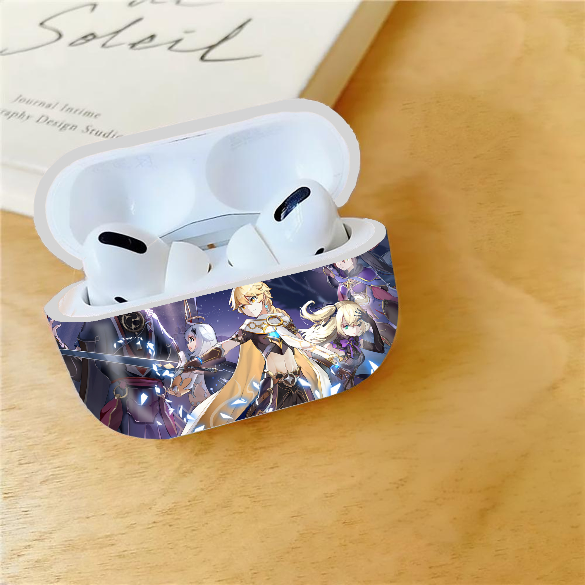 げんし神 genshin 【AirPods Pro用】ハードシェル保護ケース 耐衝撃・防指紋・カラビナ付き商品仕様