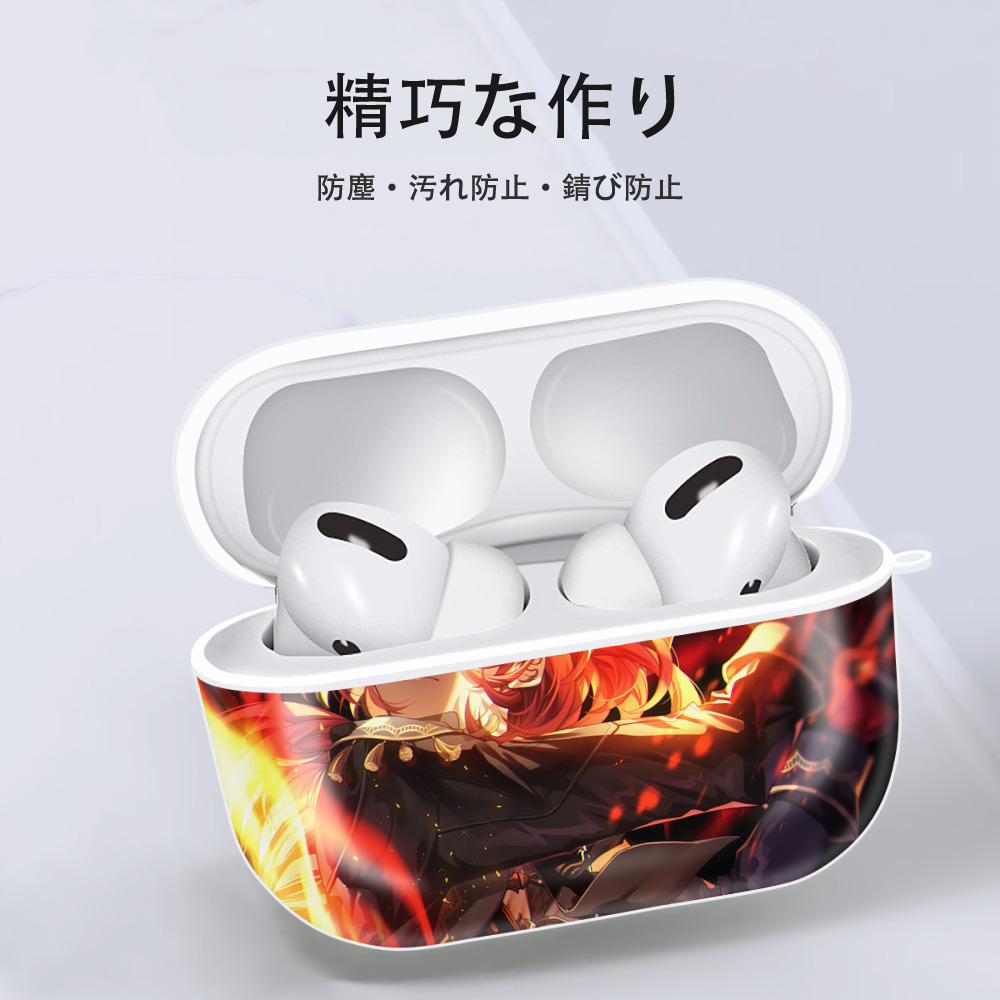 げんし神 genshin 【AirPods Pro用】ハードシェル保護ケース 耐衝撃・防指紋・カラビナ付き商品仕様