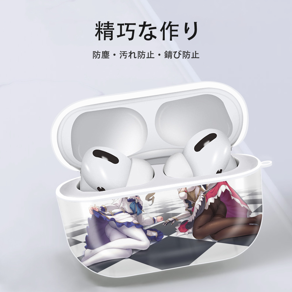 げんし神 genshin 【AirPods Pro用】ハードシェル保護ケース 耐衝撃・防指紋・カラビナ付き商品仕様