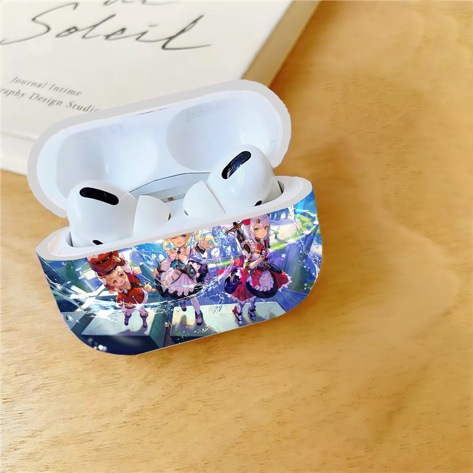 げんし神 genshin 【AirPods Pro用】ハードシェル保護ケース 耐衝撃・防指紋・カラビナ付き商品仕様