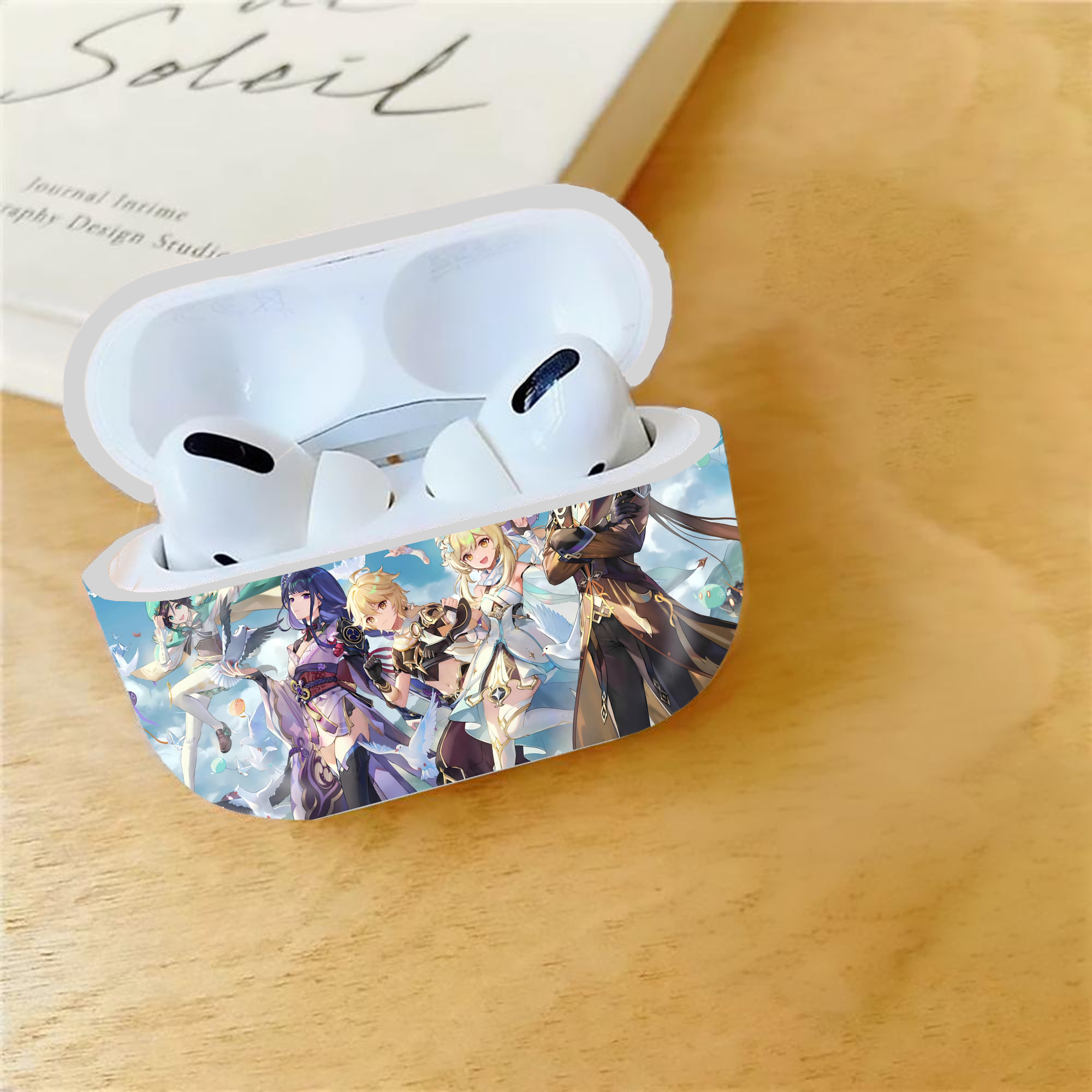 げんし神 genshin 【AirPods Pro用】ハードシェル保護ケース 耐衝撃・防指紋・カラビナ付き商品仕様