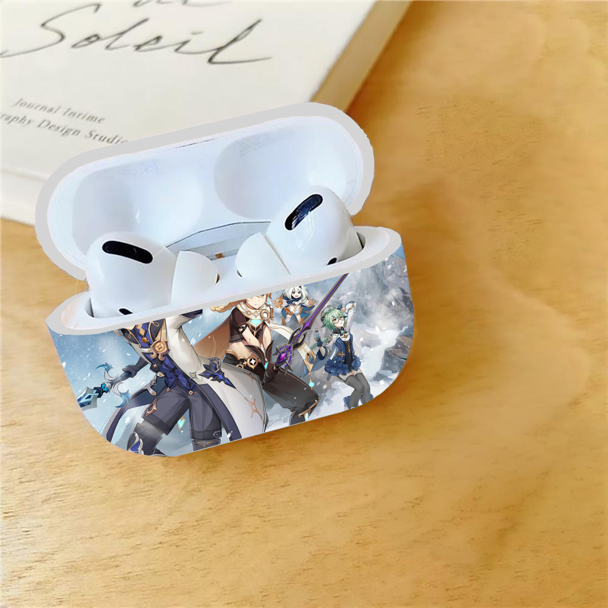 げんし神 genshin 【AirPods Pro用】ハードシェル保護ケース 耐衝撃・防指紋・カラビナ付き商品仕様