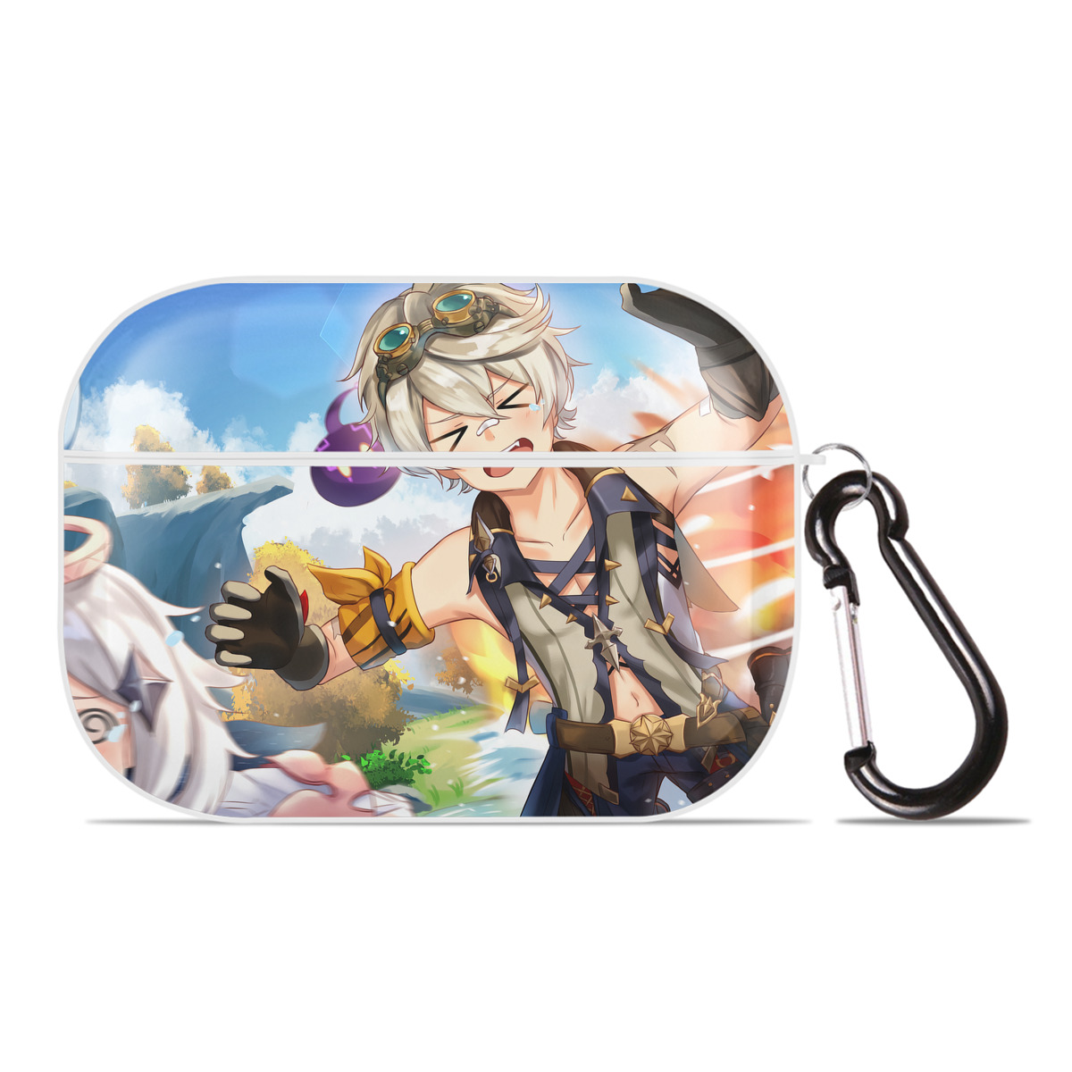 げんし神 genshin 【AirPods Pro用】ハードシェル保護ケース 耐衝撃・防指紋・カラビナ付き商品仕様