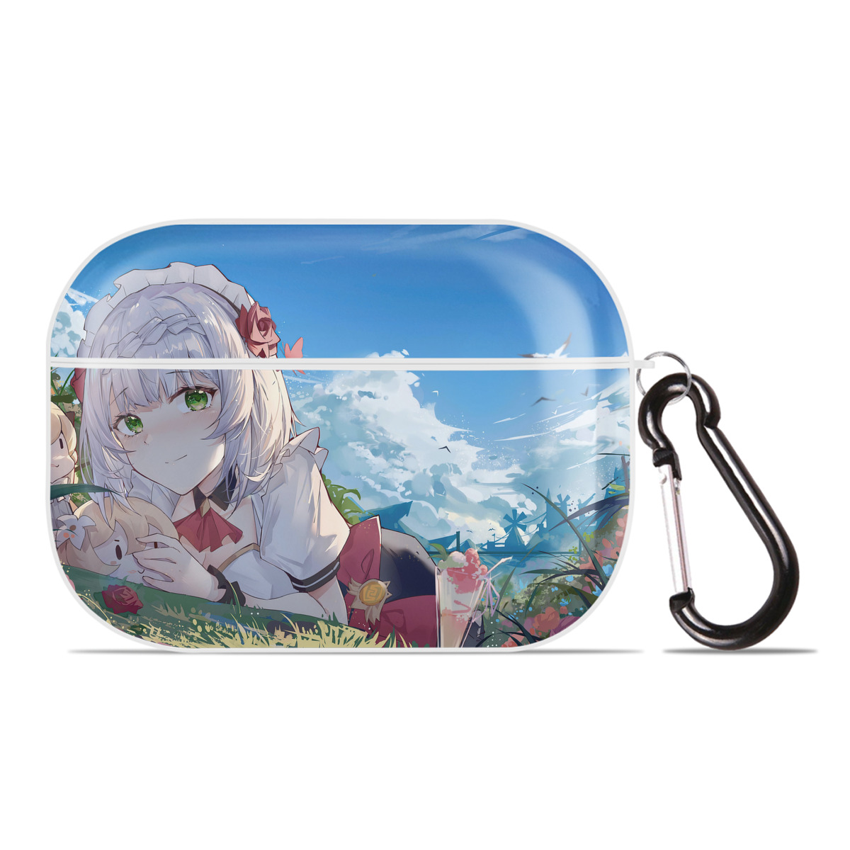 げんし神 genshin 【AirPods Pro用】ハードシェル保護ケース 耐衝撃・防指紋・カラビナ付き商品仕様