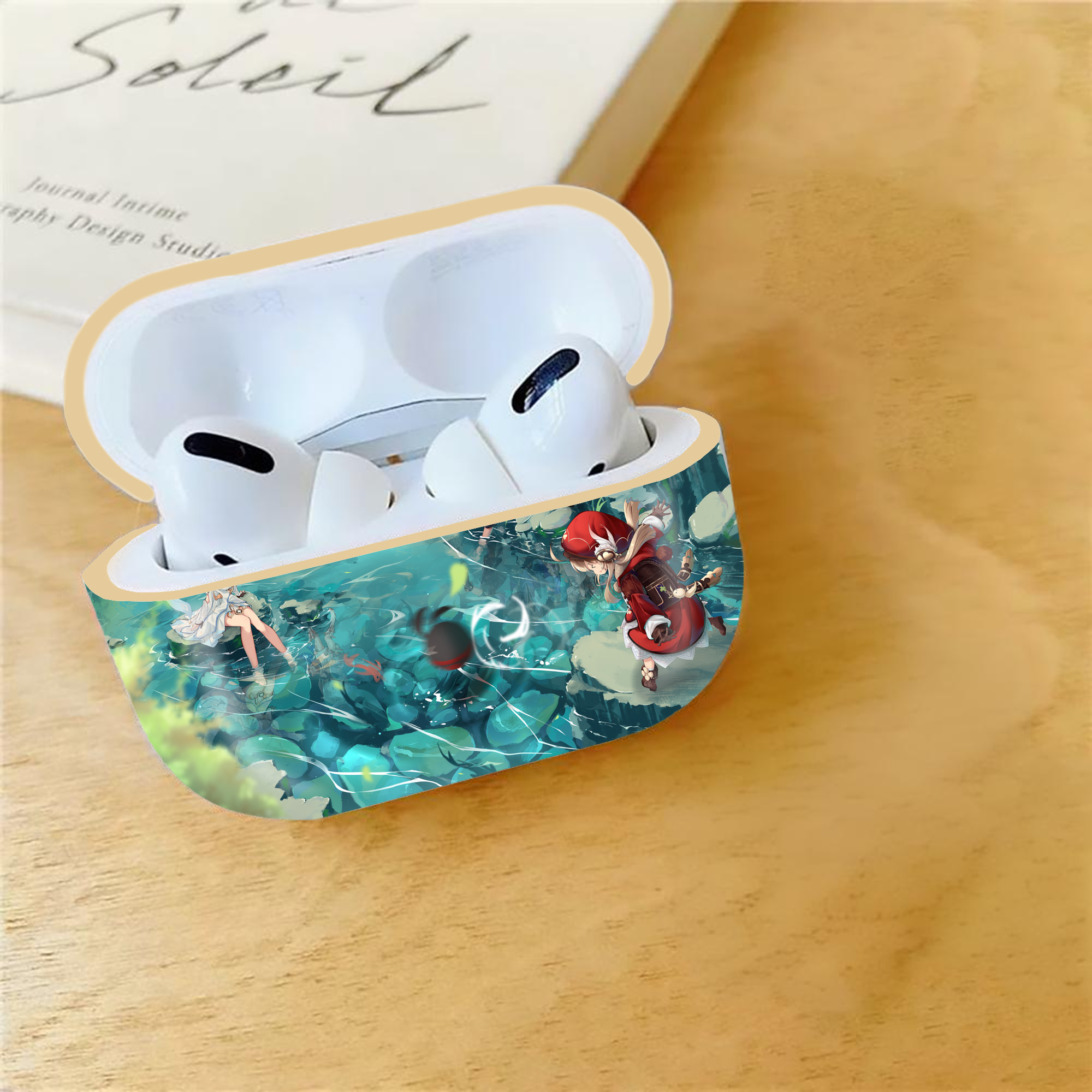 げんし神 genshin 【AirPods Pro用】ハードシェル保護ケース｜耐衝撃・防指紋・カラビナ付き商品仕様