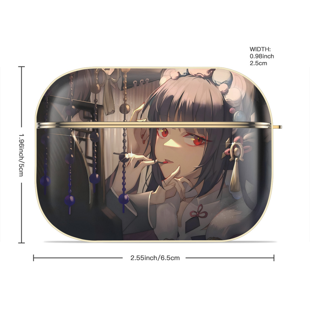 げんし神 genshin 【AirPods Pro用】ハードシェル保護ケース｜耐衝撃・防指紋・カラビナ付き商品仕様