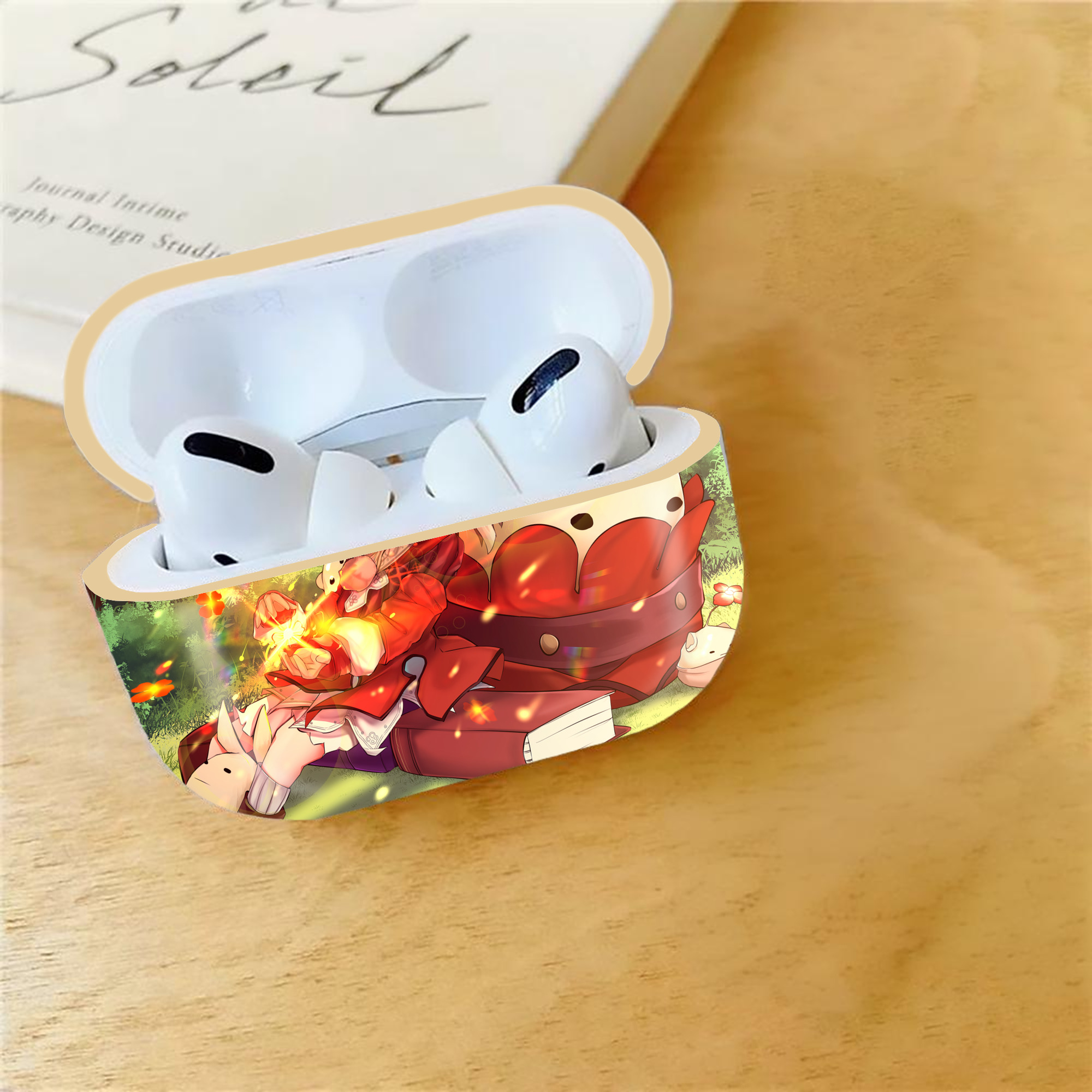 げんし神 genshin 【AirPods Pro用】ハードシェル保護ケース｜耐衝撃・防指紋・カラビナ付き商品仕様