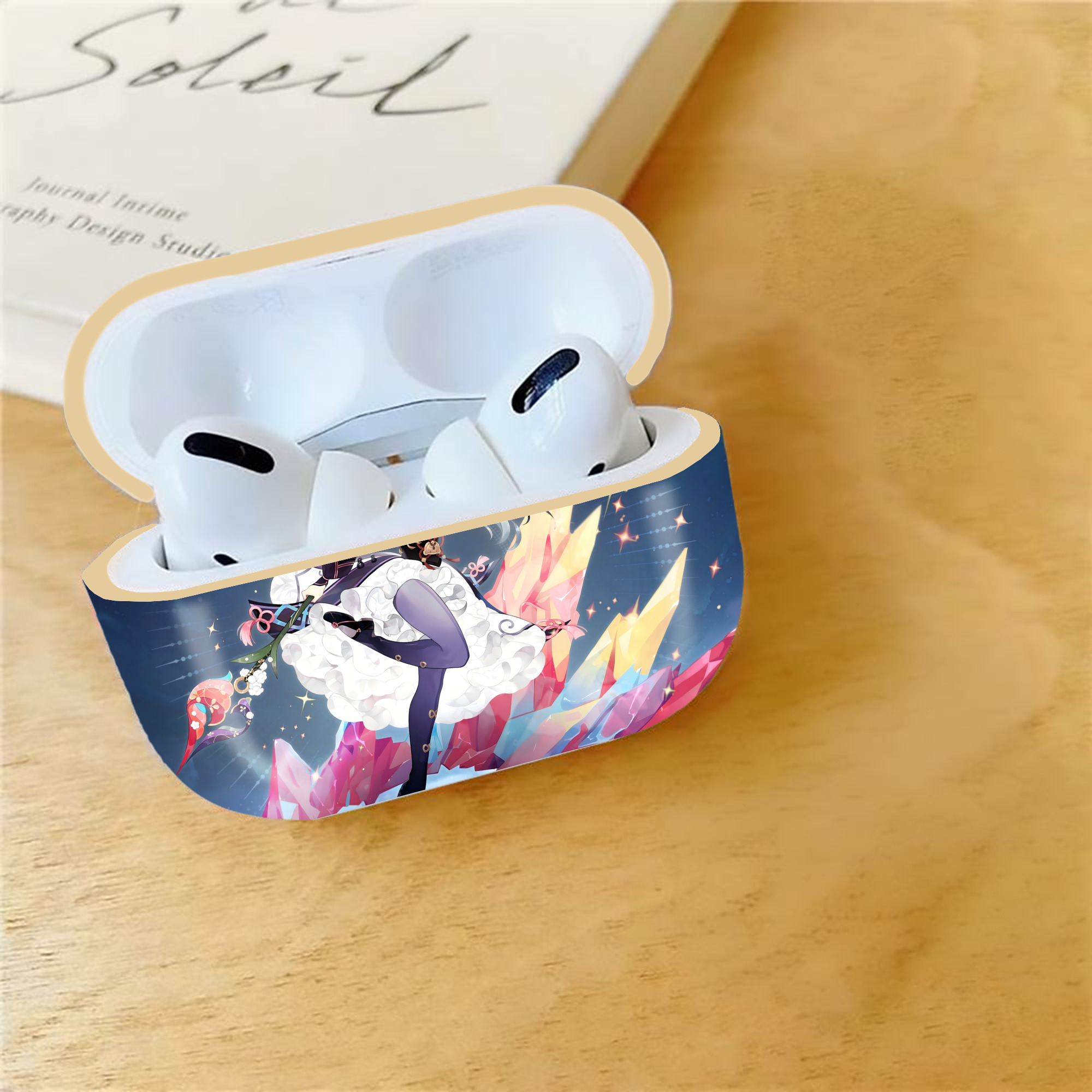 げんし神 genshin 【AirPods Pro用】ハードシェル保護ケース｜耐衝撃・防指紋・カラビナ付き商品仕様