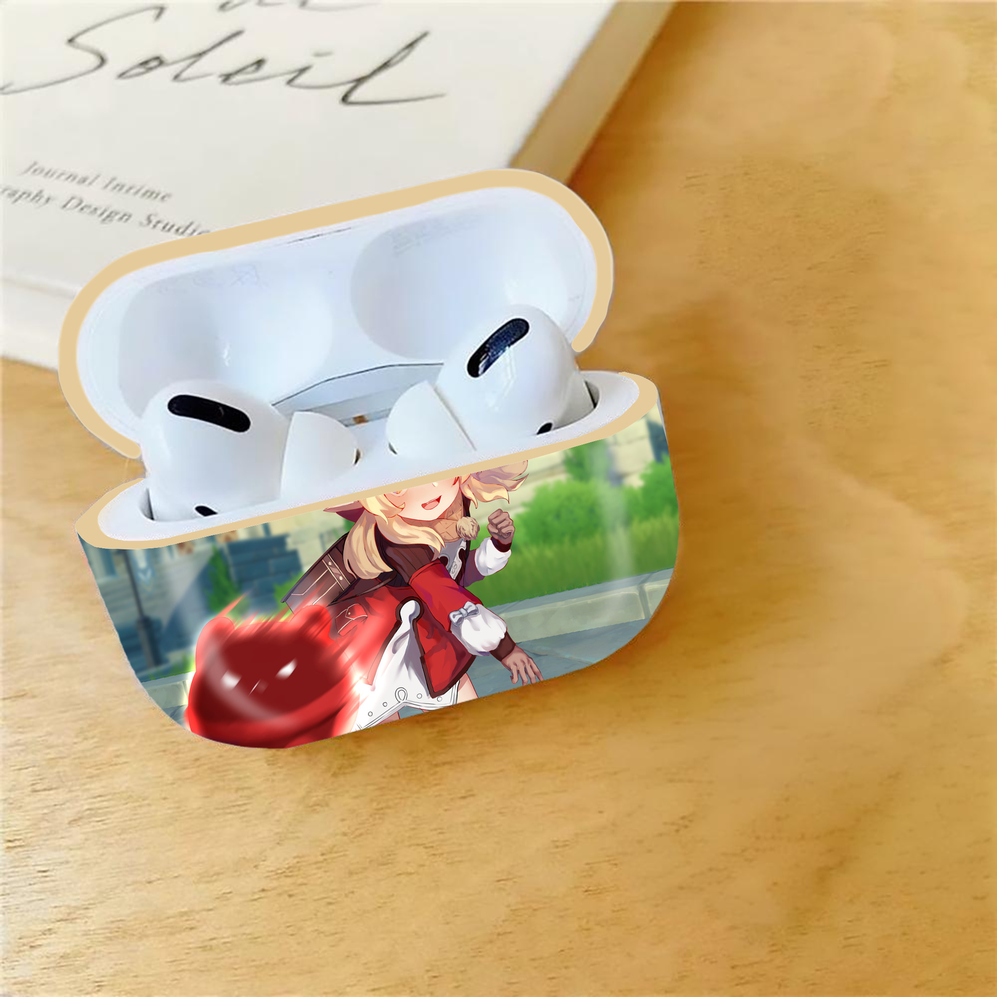 げんし神 genshin 【AirPods Pro用】ハードシェル保護ケース｜耐衝撃・防指紋・カラビナ付き商品仕様