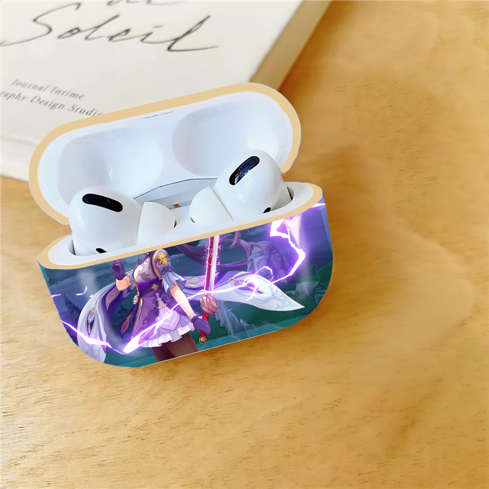 げんし神 genshin 【AirPods Pro用】ハードシェル保護ケース｜耐衝撃・防指紋・カラビナ付き商品仕様