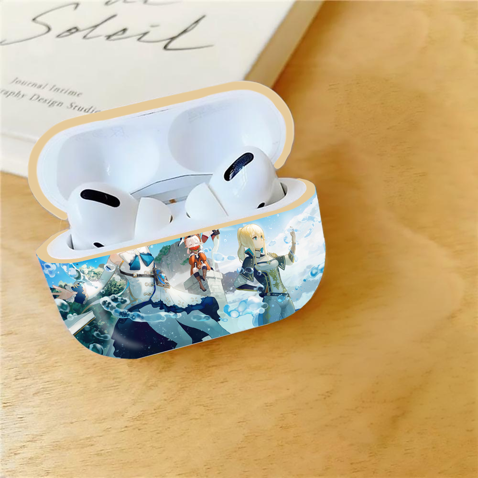 げんし神 genshin 【AirPods Pro用】ハードシェル保護ケース｜耐衝撃・防指紋・カラビナ付き商品仕様