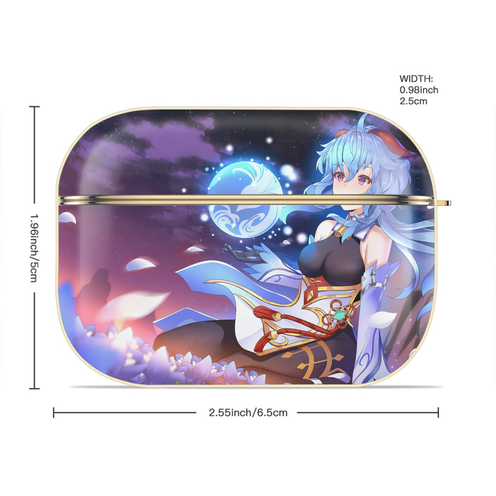 げんし神 genshin 【AirPods Pro用】ハードシェル保護ケース｜耐衝撃・防指紋・カラビナ付き商品仕様