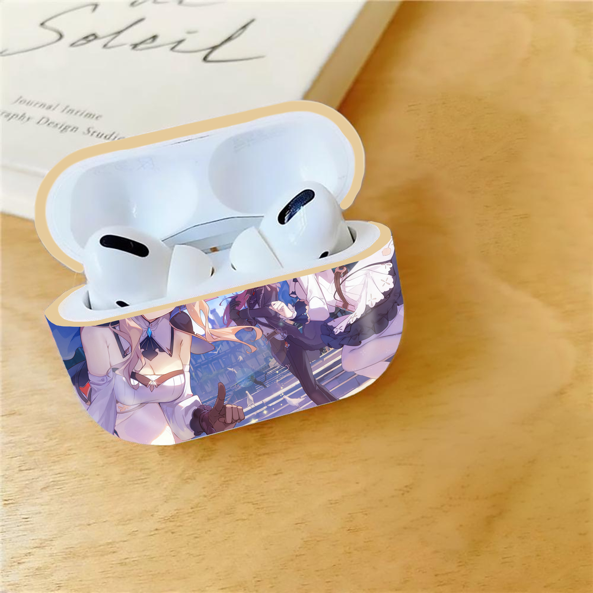 げんし神 genshin 【AirPods Pro用】ハードシェル保護ケース｜耐衝撃・防指紋・カラビナ付き商品仕様