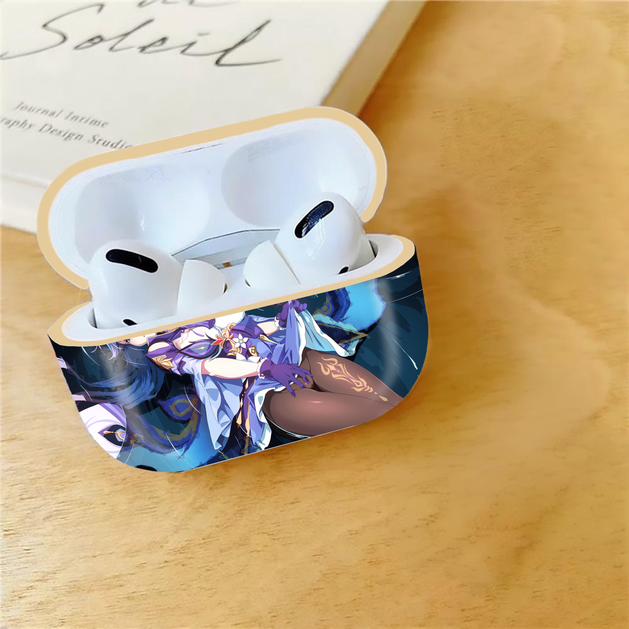 げんし神 genshin 【AirPods Pro用】ハードシェル保護ケース｜耐衝撃・防指紋・カラビナ付き商品仕様