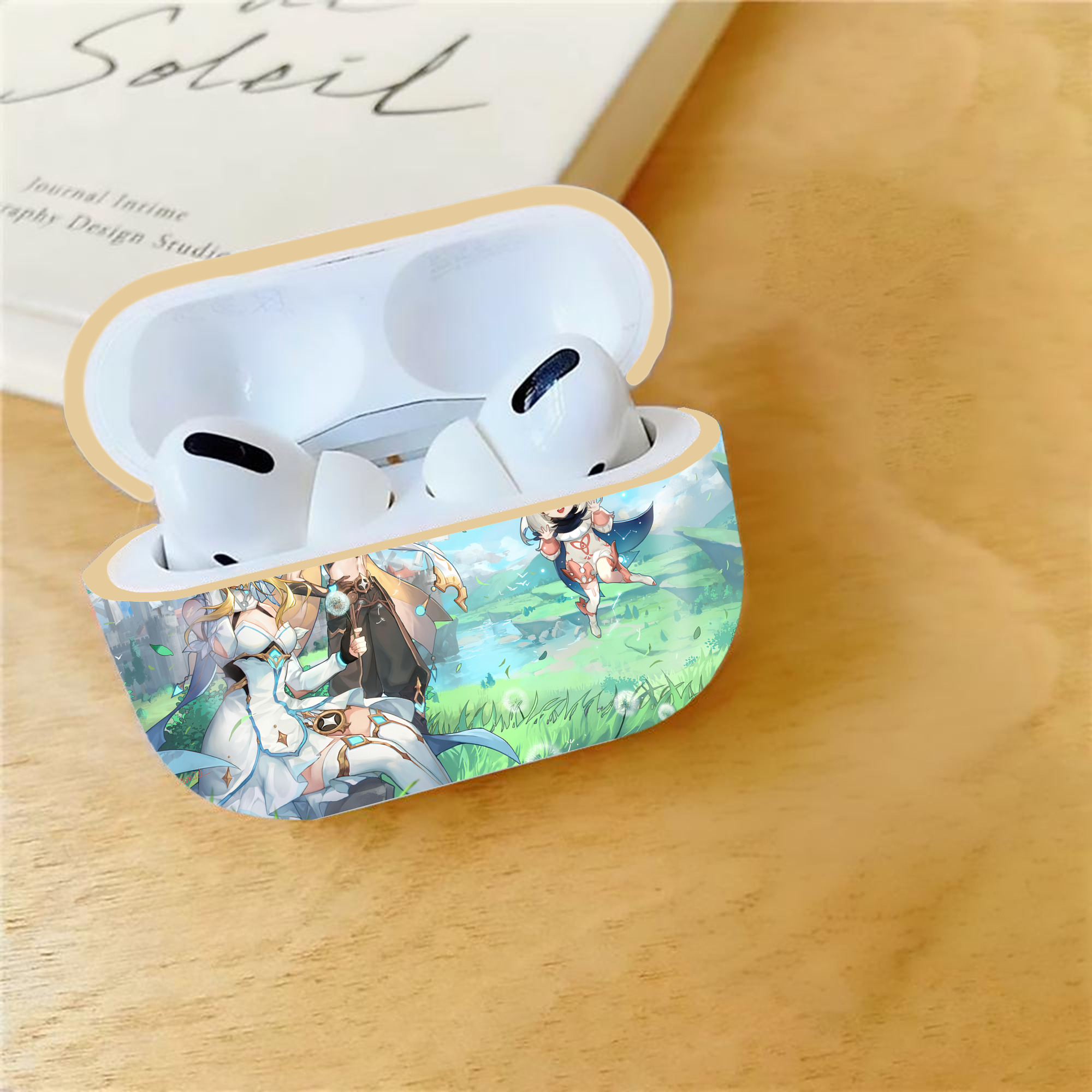 げんし神 genshin 【AirPods Pro用】ハードシェル保護ケース｜耐衝撃・防指紋・カラビナ付き商品仕様