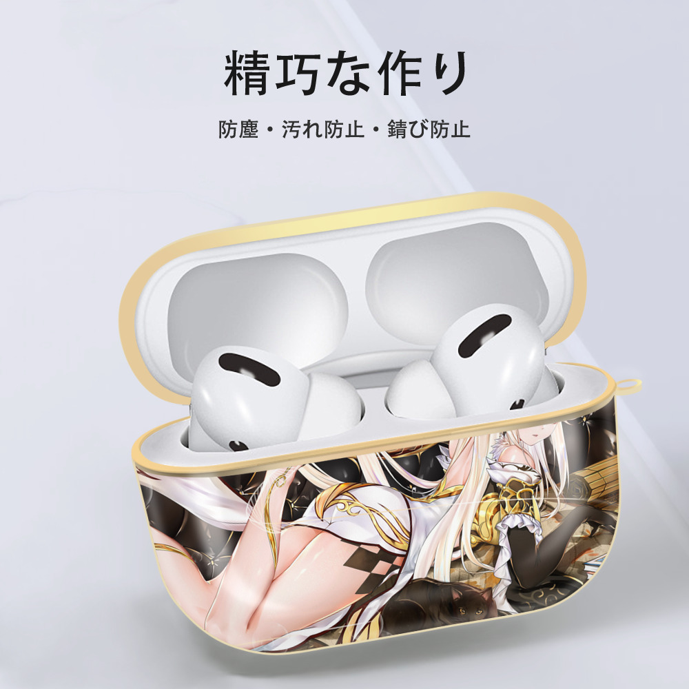 げんし神 genshin 【AirPods Pro用】ハードシェル保護ケース｜耐衝撃・防指紋・カラビナ付き商品仕様