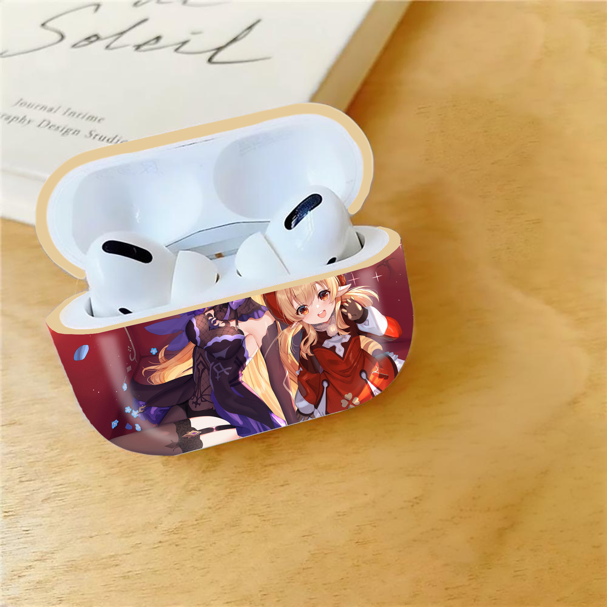 げんし神 genshin 【AirPods Pro用】ハードシェル保護ケース｜耐衝撃・防指紋・カラビナ付き商品仕様