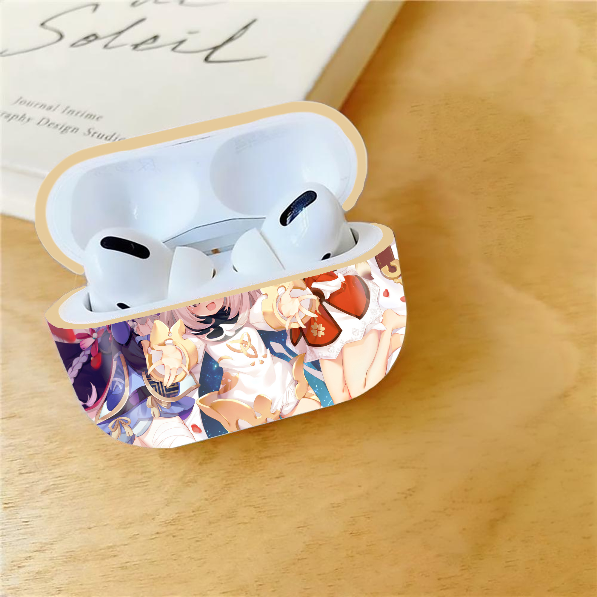 げんし神 genshin 【AirPods Pro用】ハードシェル保護ケース｜耐衝撃・防指紋・カラビナ付き商品仕様