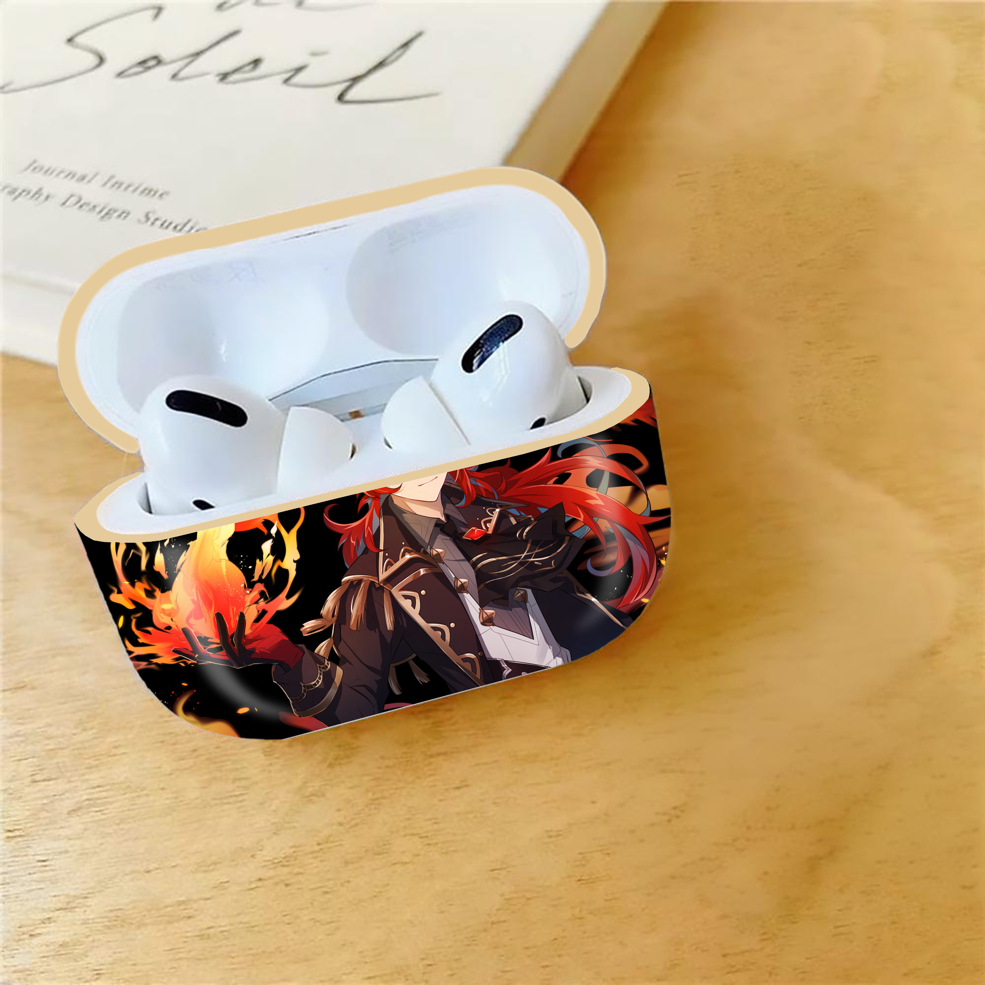 げんし神 genshin 【AirPods Pro用】ハードシェル保護ケース｜耐衝撃・防指紋・カラビナ付き商品仕様