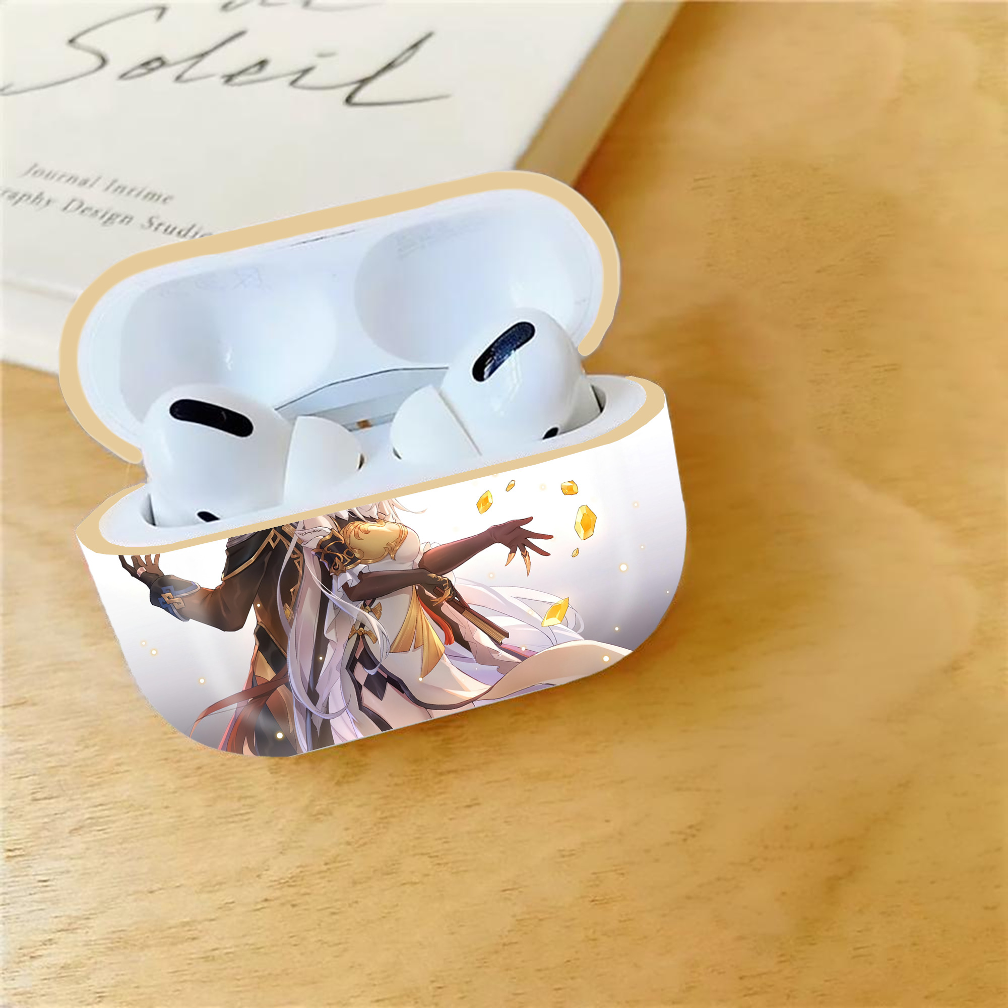 げんし神 genshin 【AirPods Pro用】ハードシェル保護ケース｜耐衝撃・防指紋・カラビナ付き商品仕様