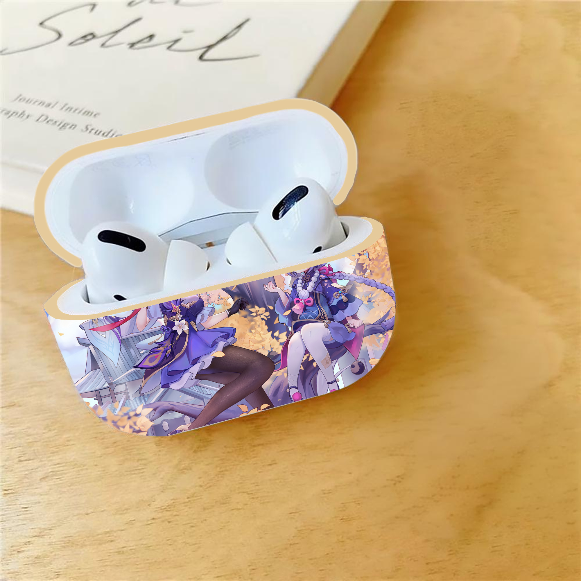 げんし神 genshin 【AirPods Pro用】ハードシェル保護ケース｜耐衝撃・防指紋・カラビナ付き商品仕様