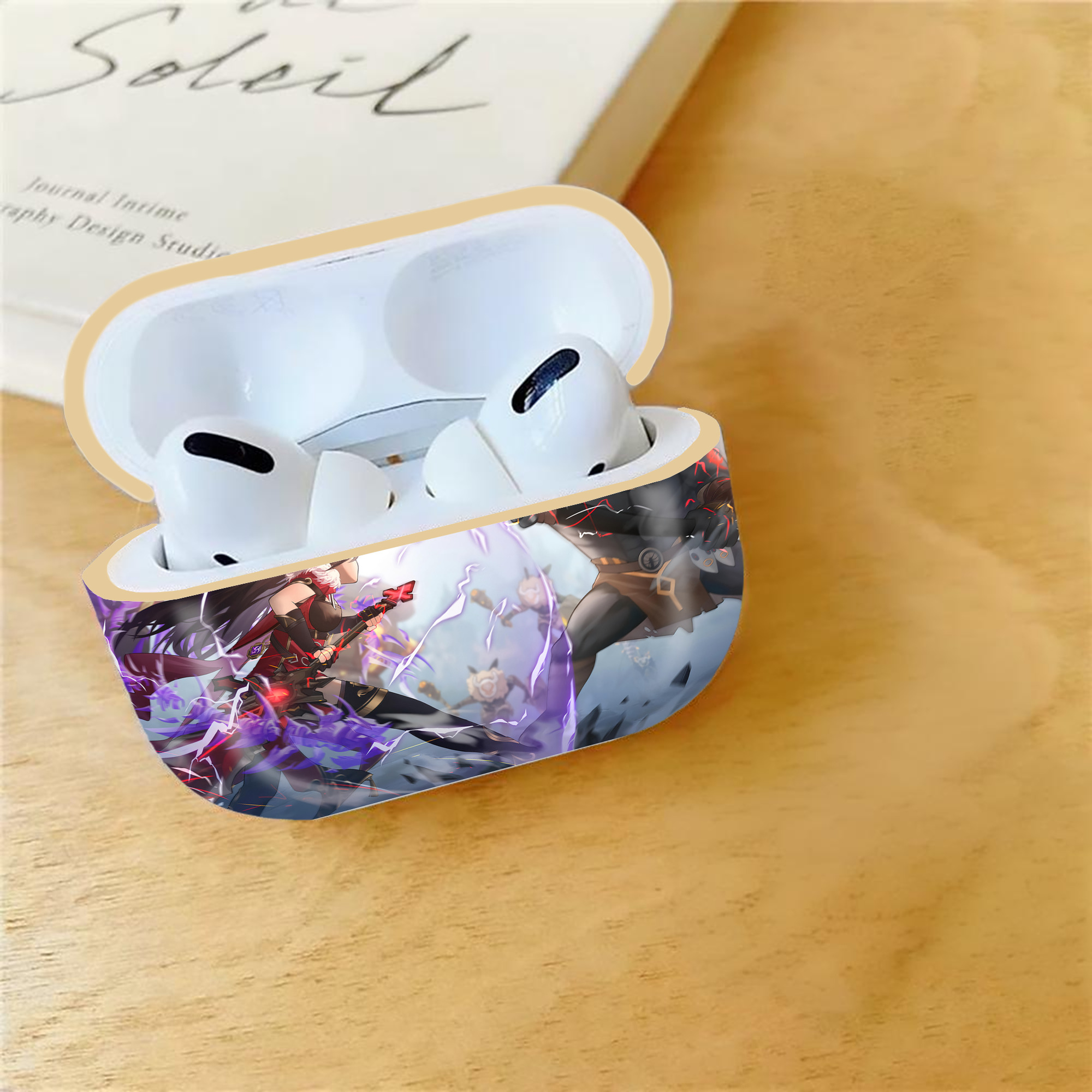 げんし神 genshin 【AirPods Pro用】ハードシェル保護ケース｜耐衝撃・防指紋・カラビナ付き商品仕様