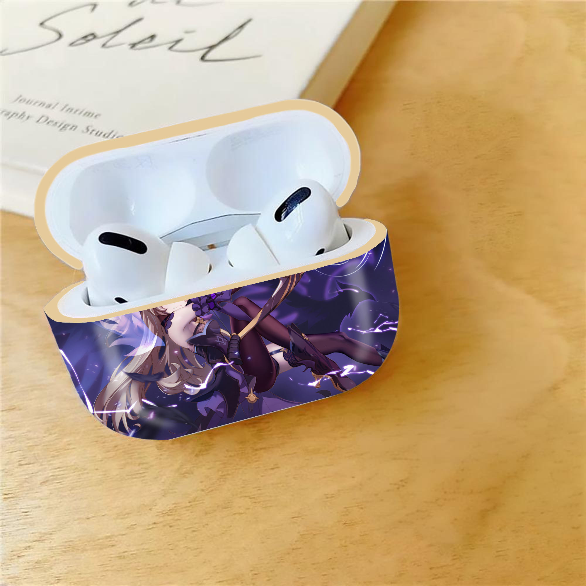 げんし神 genshin 【AirPods Pro用】ハードシェル保護ケース｜耐衝撃・防指紋・カラビナ付き商品仕様