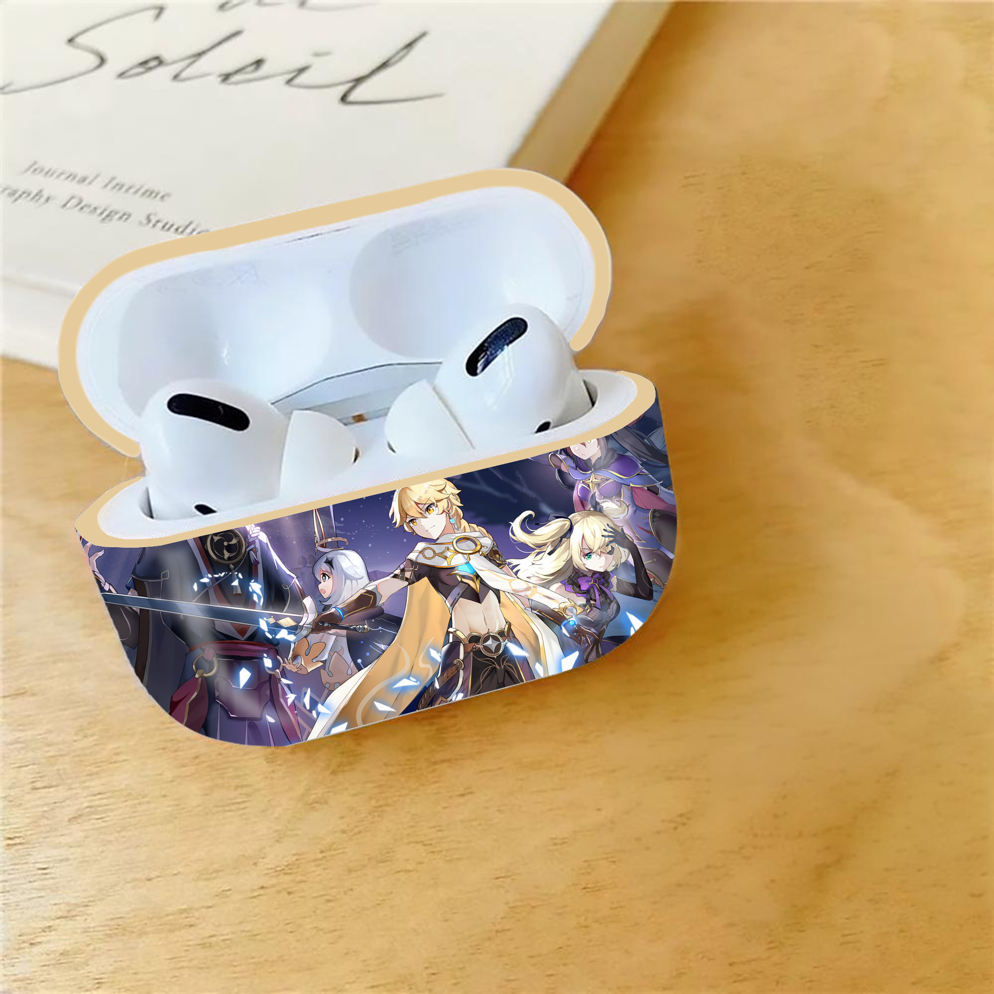 げんし神 genshin 【AirPods Pro用】ハードシェル保護ケース｜耐衝撃・防指紋・カラビナ付き商品仕様