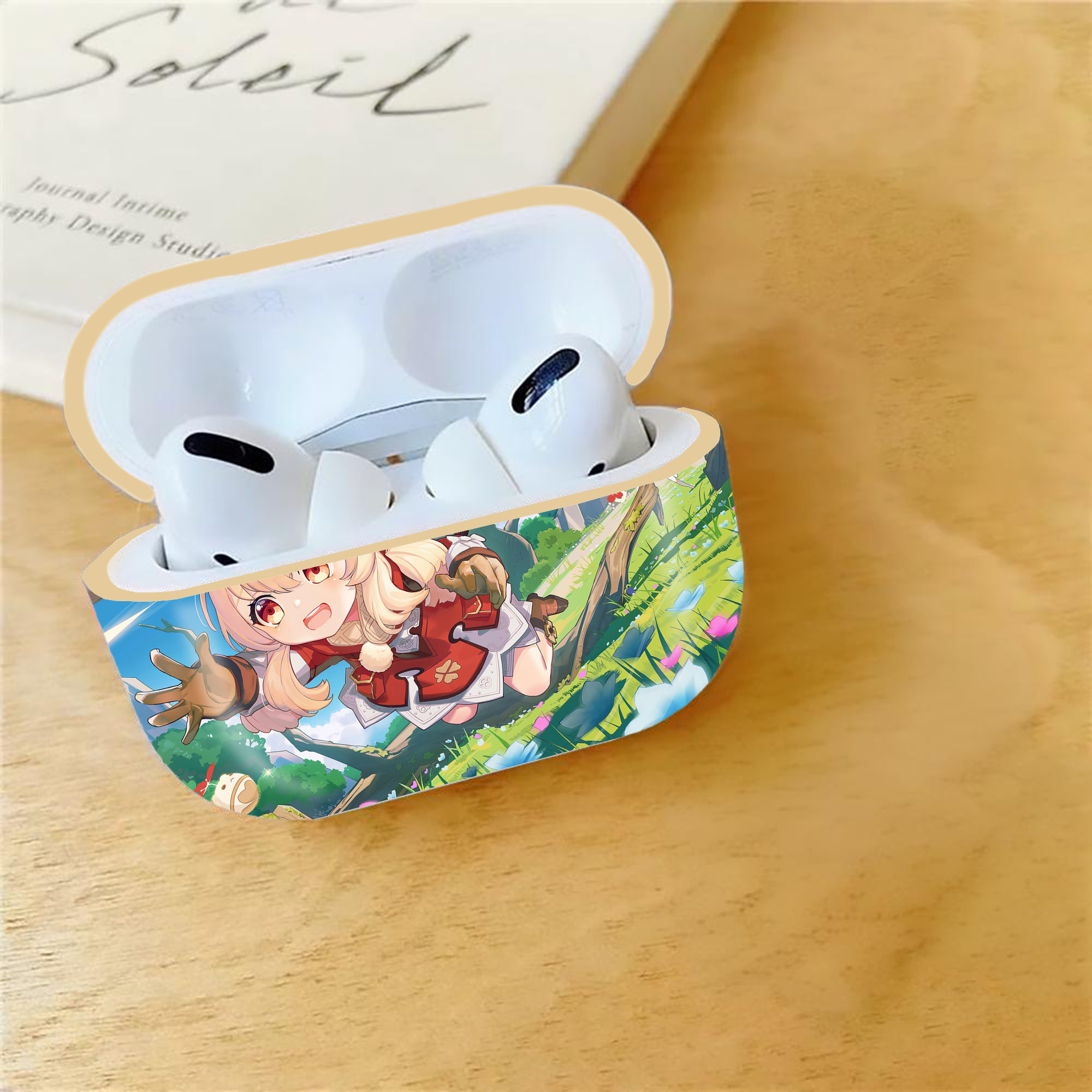 げんし神 genshin 【AirPods Pro用】ハードシェル保護ケース｜耐衝撃・防指紋・カラビナ付き商品仕様