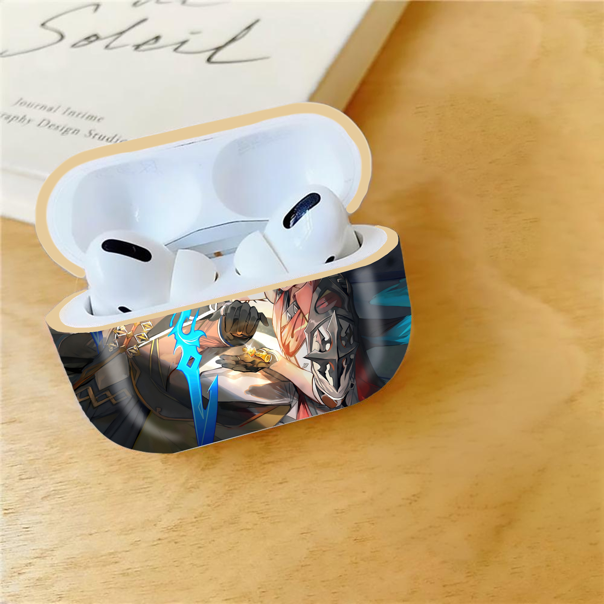 げんし神 genshin 【AirPods Pro用】ハードシェル保護ケース｜耐衝撃・防指紋・カラビナ付き商品仕様