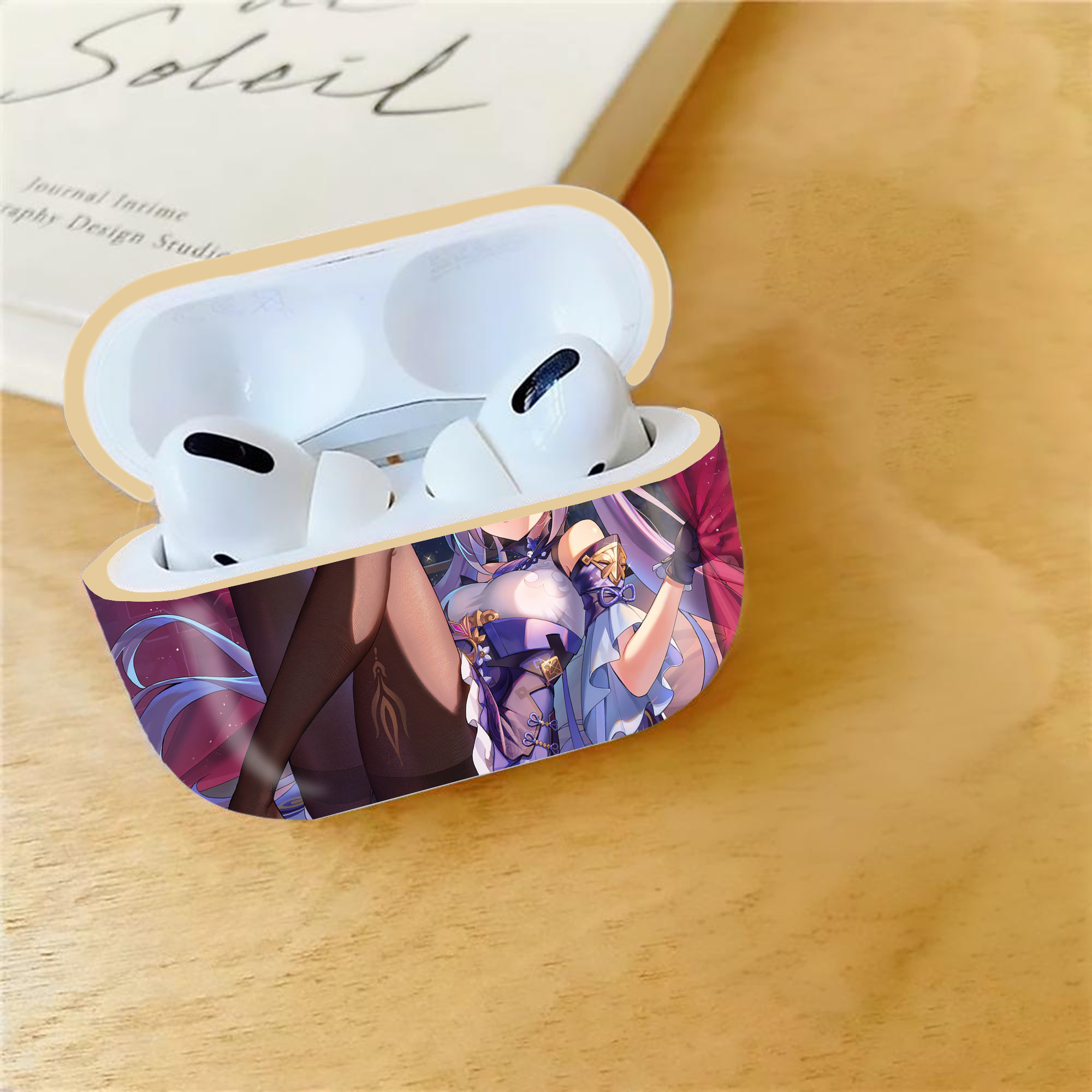 げんし神 genshin 【AirPods Pro用】ハードシェル保護ケース｜耐衝撃・防指紋・カラビナ付き商品仕様