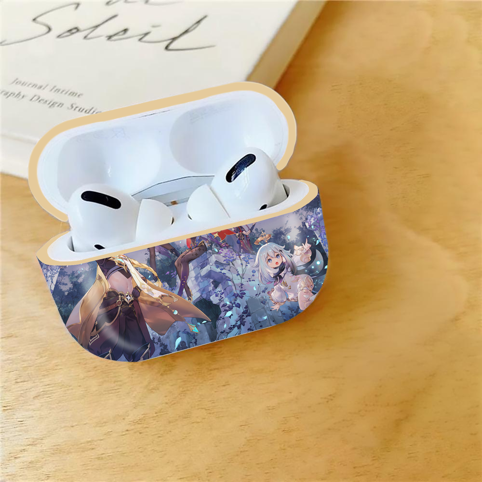 げんし神 genshin 【AirPods Pro用】ハードシェル保護ケース｜耐衝撃・防指紋・カラビナ付き商品仕様