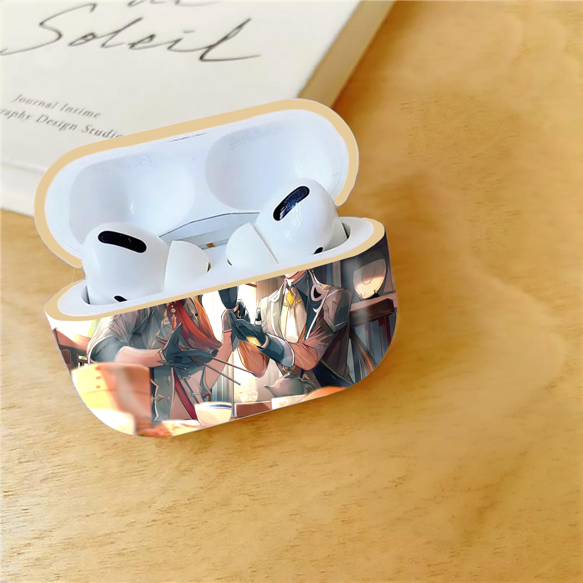 げんし神 genshin 【AirPods Pro用】ハードシェル保護ケース｜耐衝撃・防指紋・カラビナ付き商品仕様