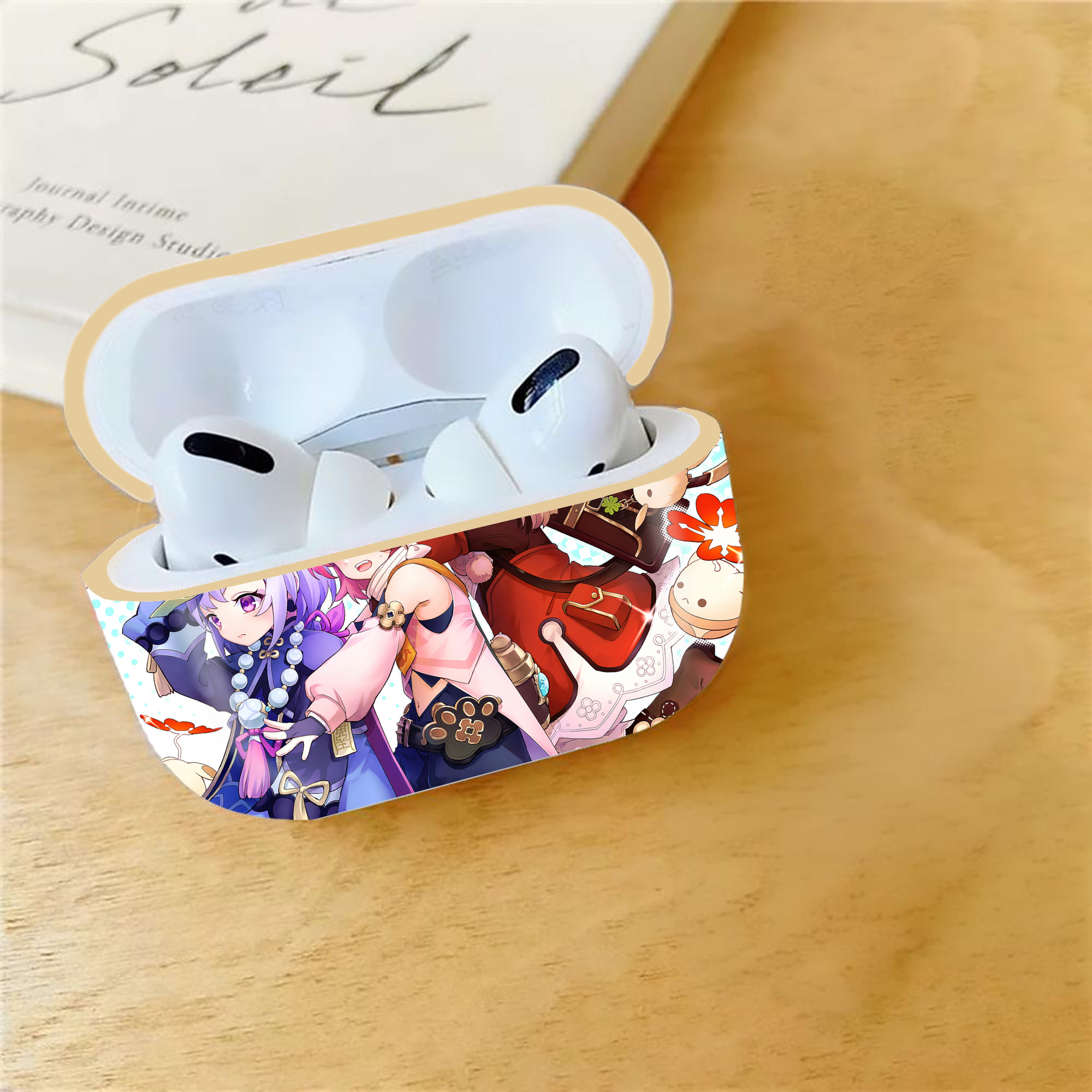 げんし神 genshin 【AirPods Pro用】ハードシェル保護ケース｜耐衝撃・防指紋・カラビナ付き商品仕様