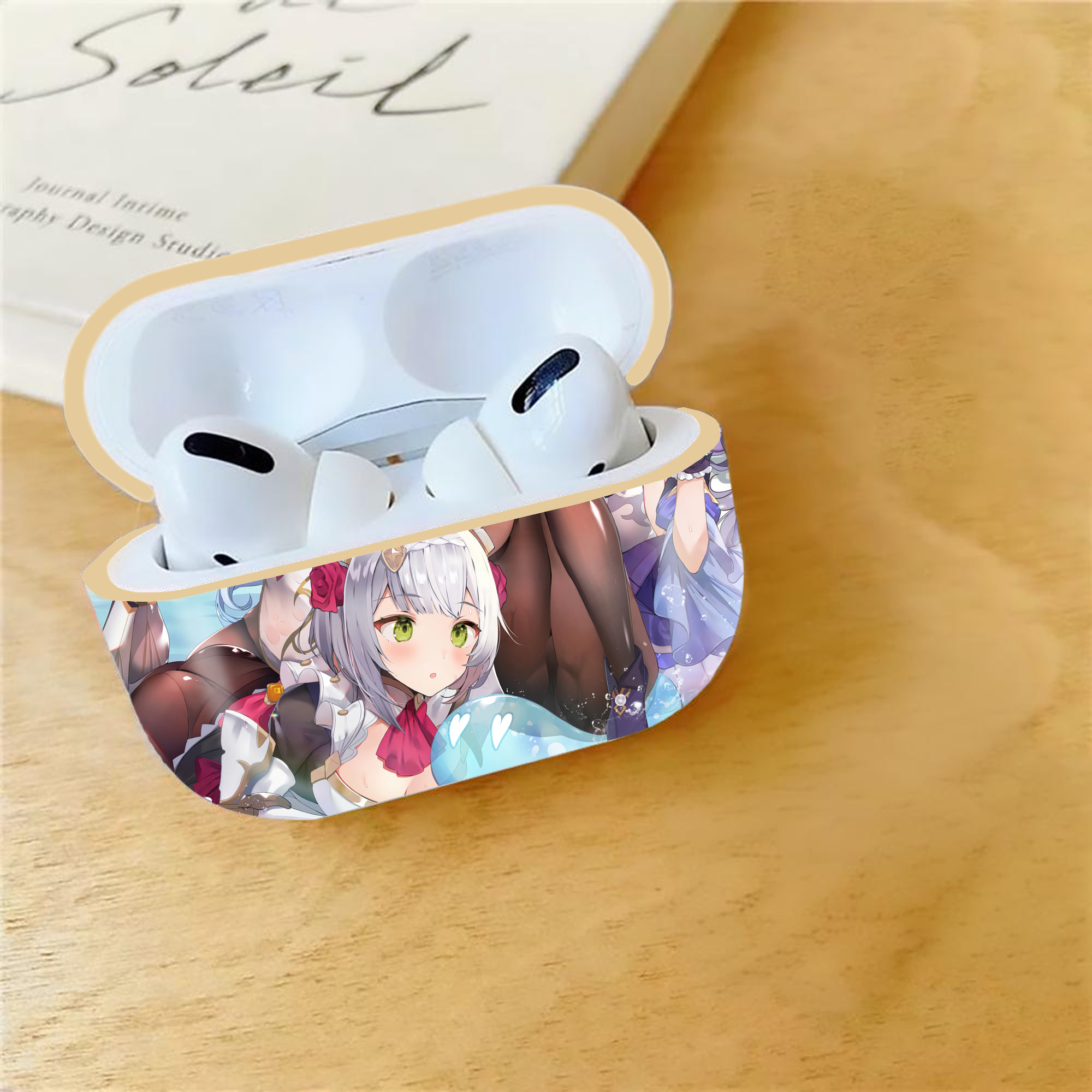 げんし神 genshin 【AirPods Pro用】ハードシェル保護ケース｜耐衝撃・防指紋・カラビナ付き商品仕様