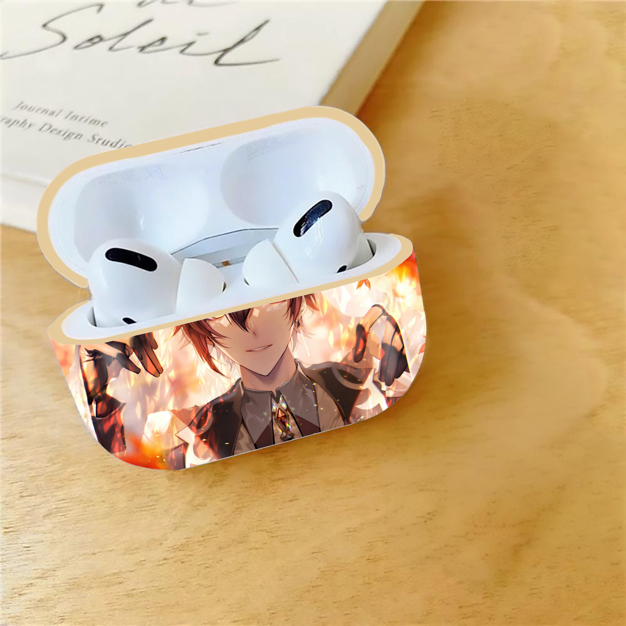 げんし神 genshin 【AirPods Pro用】ハードシェル保護ケース｜耐衝撃・防指紋・カラビナ付き商品仕様