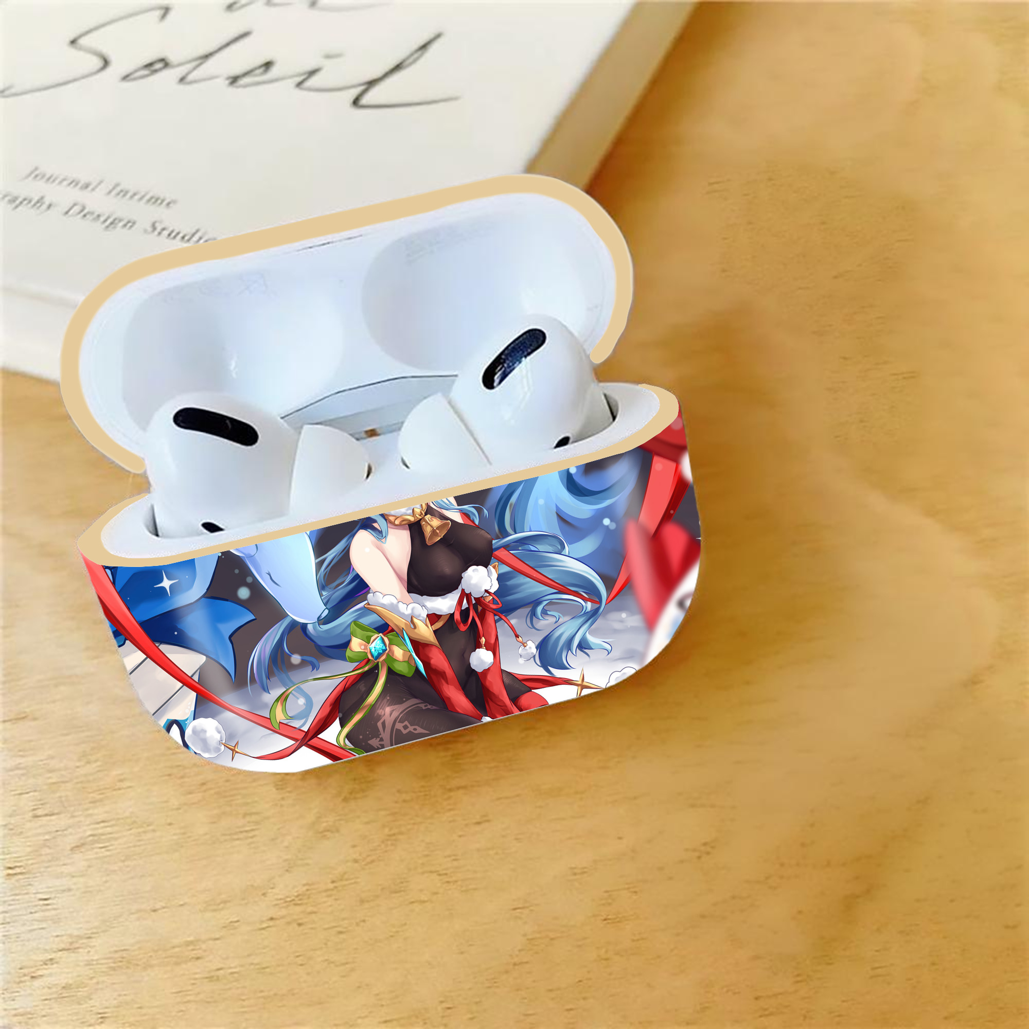 げんし神 genshin 【AirPods Pro用】ハードシェル保護ケース｜耐衝撃・防指紋・カラビナ付き商品仕様