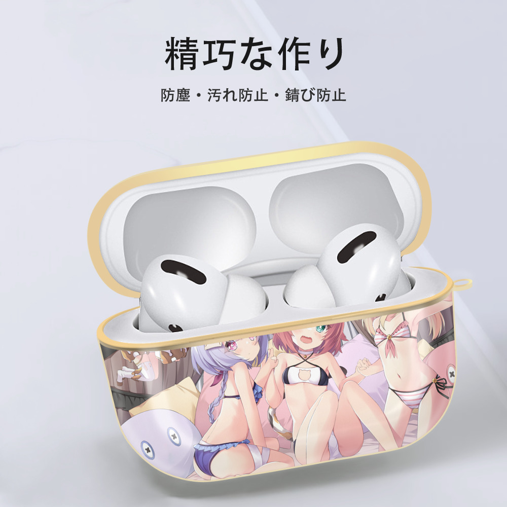 げんし神 genshin 【AirPods Pro用】ハードシェル保護ケース｜耐衝撃・防指紋・カラビナ付き商品仕様