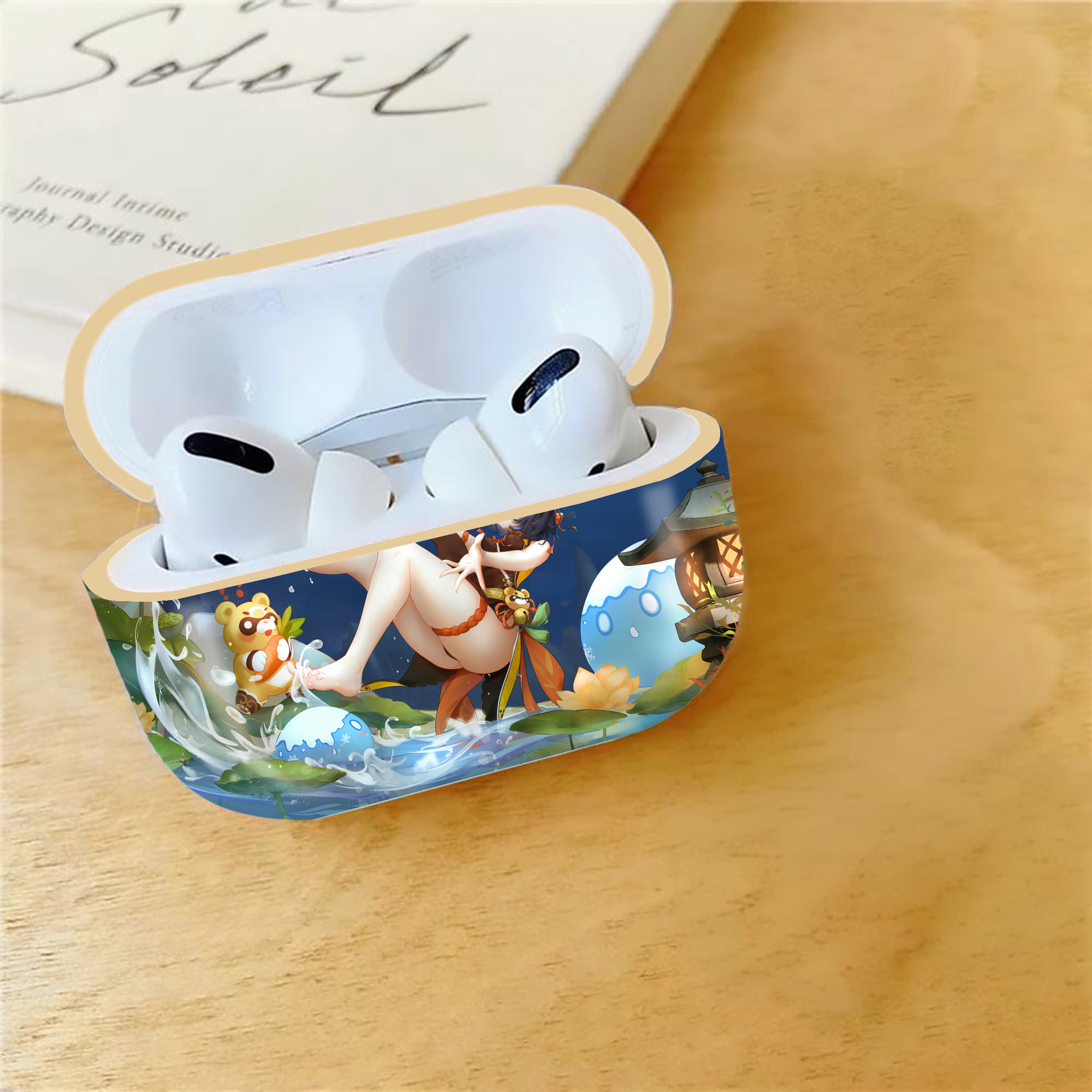 げんし神 genshin 【AirPods Pro用】ハードシェル保護ケース｜耐衝撃・防指紋・カラビナ付き商品仕様