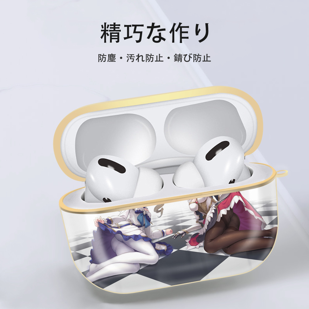 げんし神 genshin 【AirPods Pro用】ハードシェル保護ケース｜耐衝撃・防指紋・カラビナ付き商品仕様