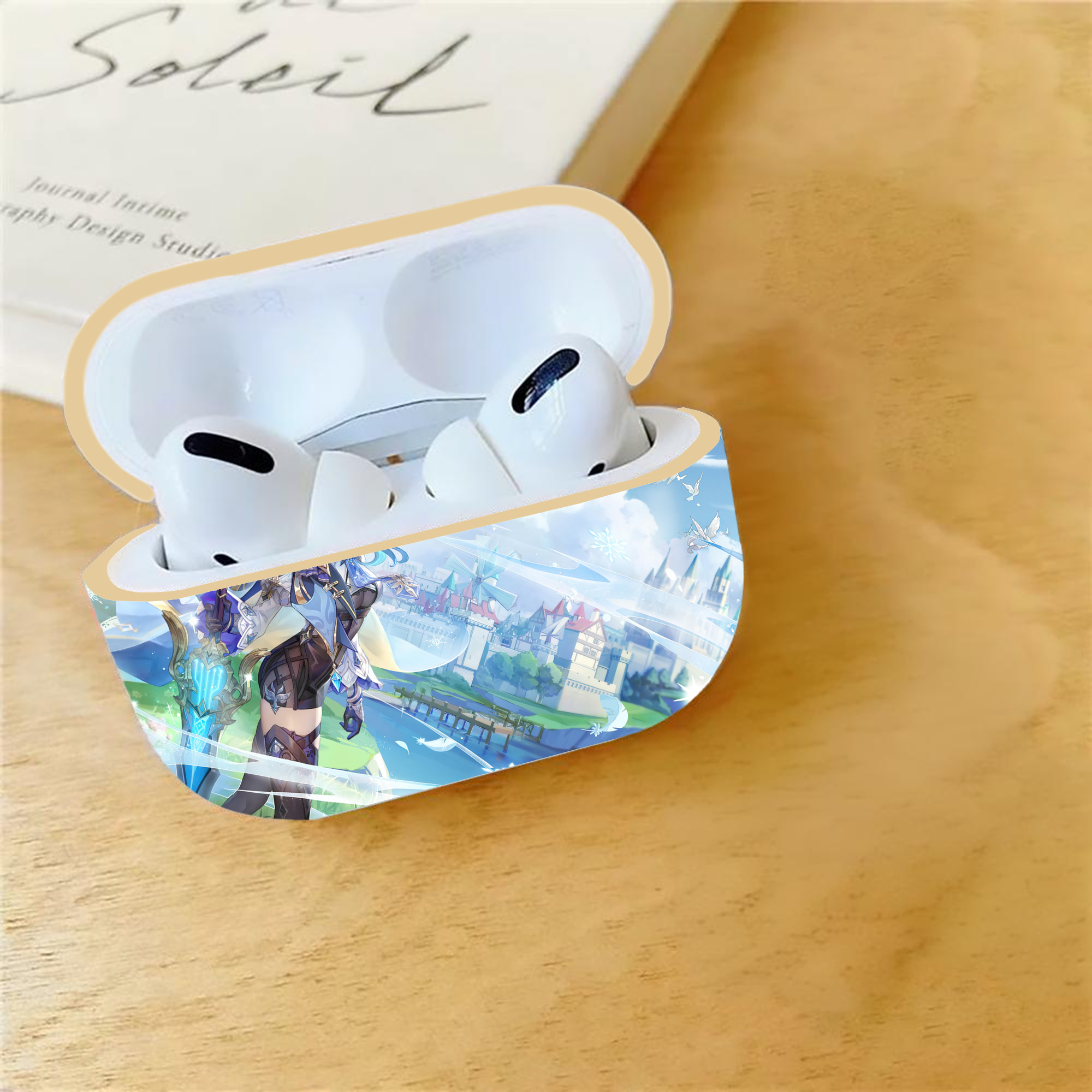 げんし神 genshin 【AirPods Pro用】ハードシェル保護ケース｜耐衝撃・防指紋・カラビナ付き商品仕様