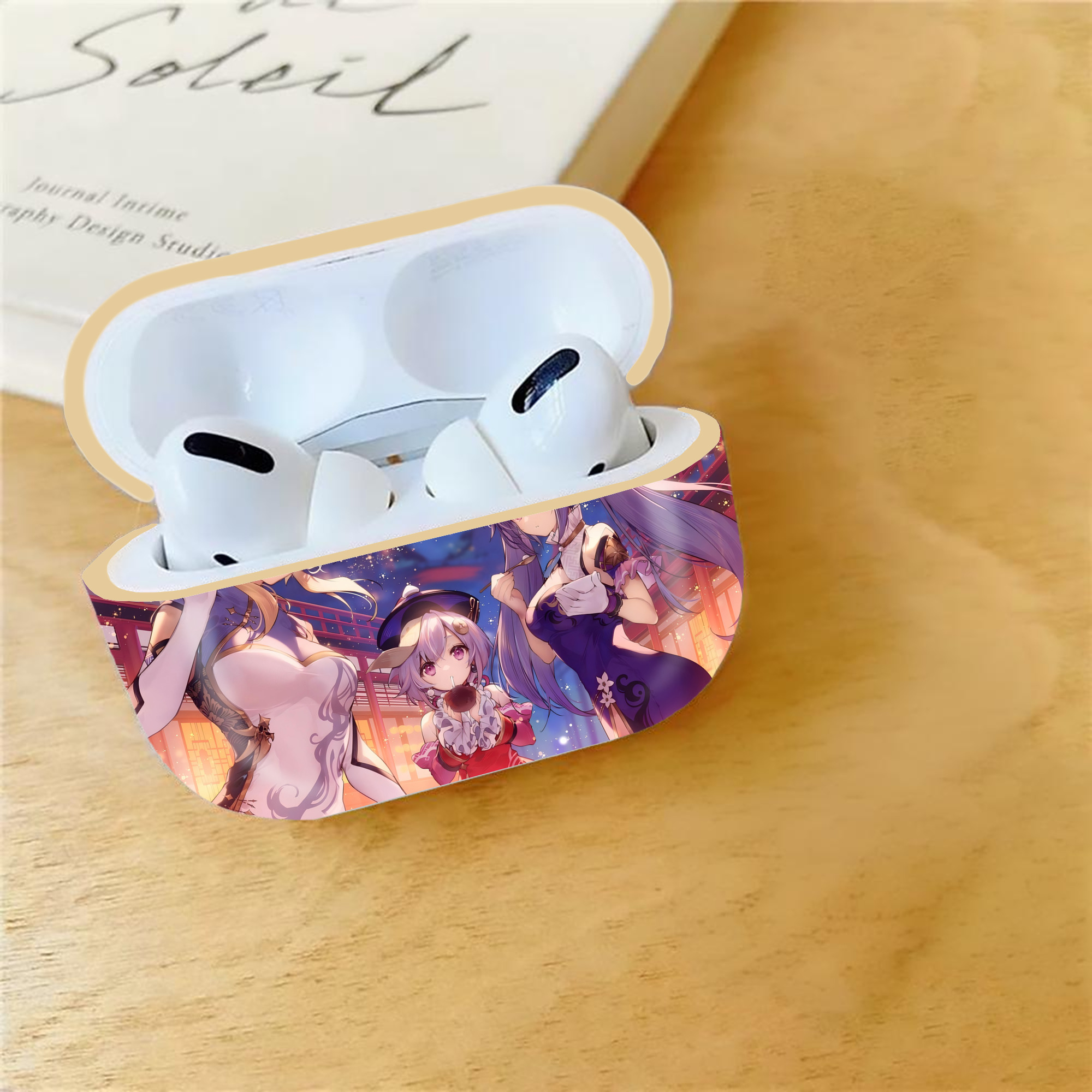 げんし神 genshin 【AirPods Pro用】ハードシェル保護ケース｜耐衝撃・防指紋・カラビナ付き商品仕様